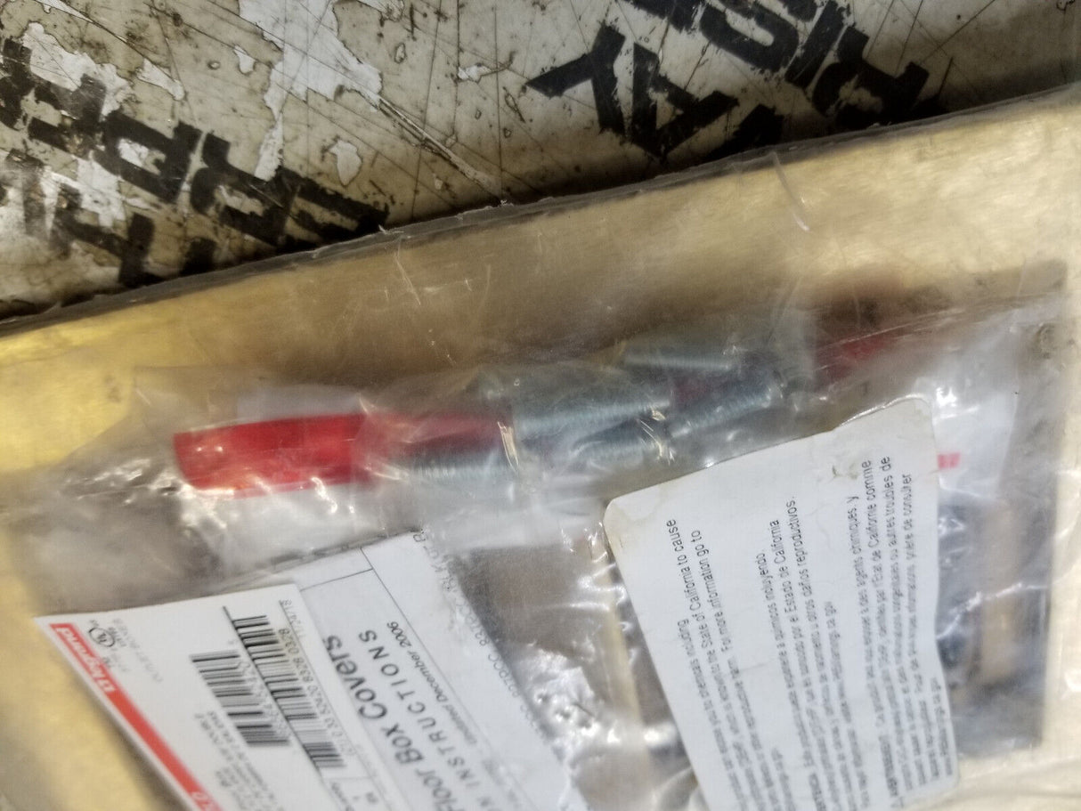 827B Legrand Carpet/ Tile Flange Double Gang Rectangular Brass 6 x 9 inch