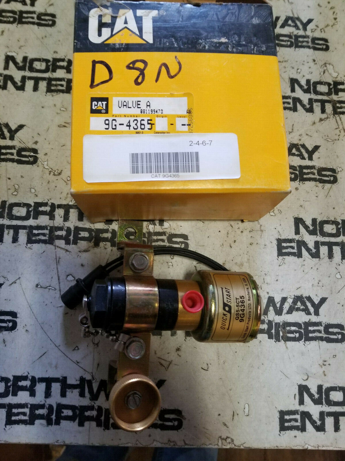 9G-4365 CATERPILLAR CHECK VALVE