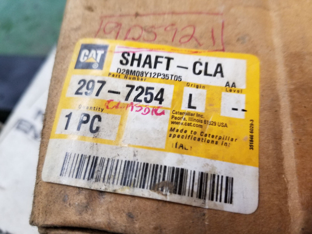 CAT SHAFT 9D-5921 297-7254