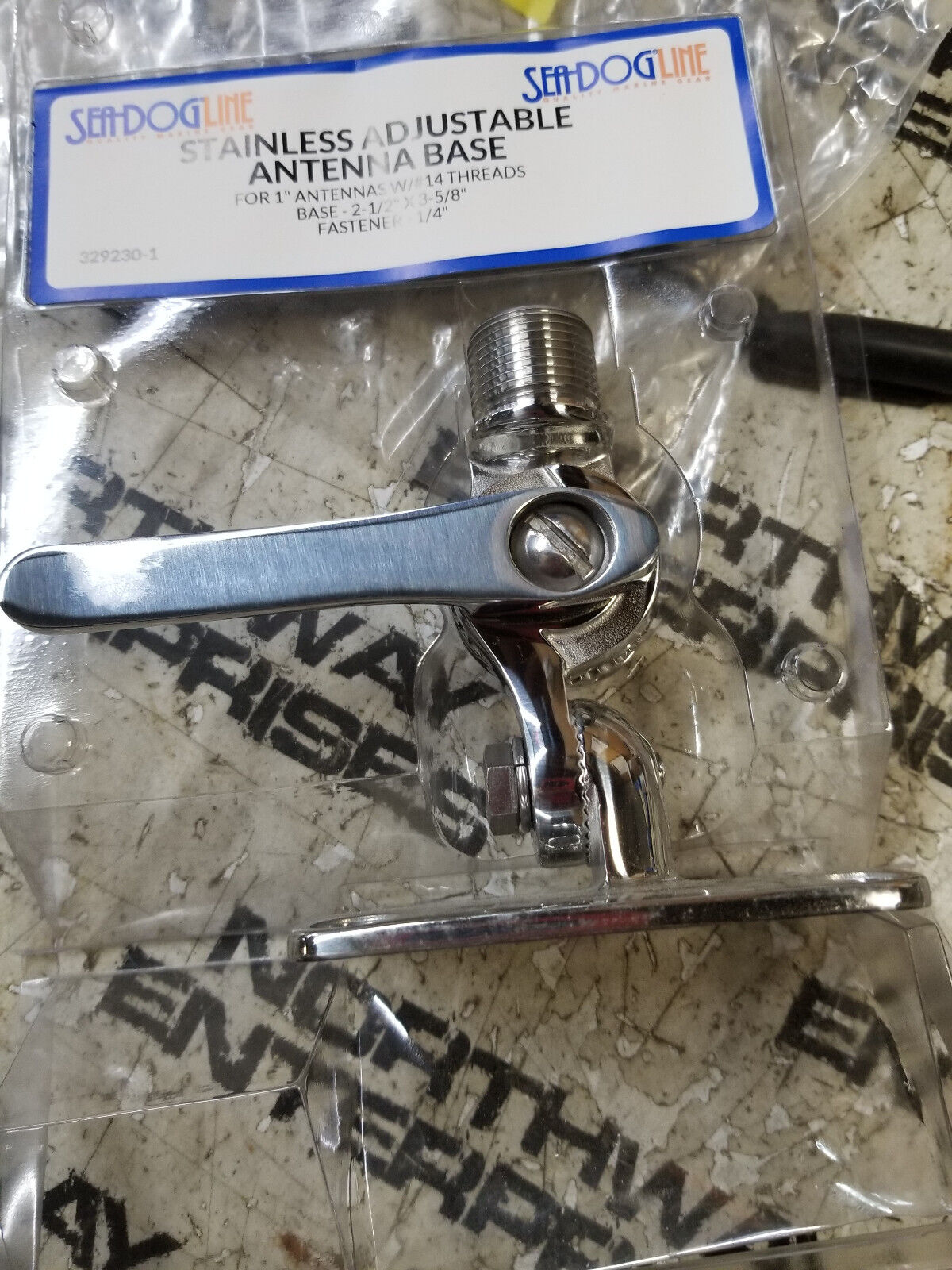 Sea Dog 329230 Stainless Steel Adjustable Antenna Base