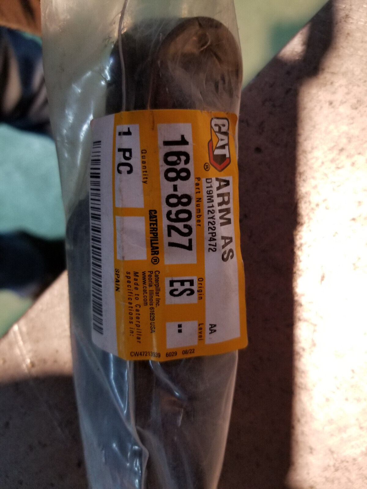 168-8927 Caterpillar Arm Assembly-Wiper 1688927