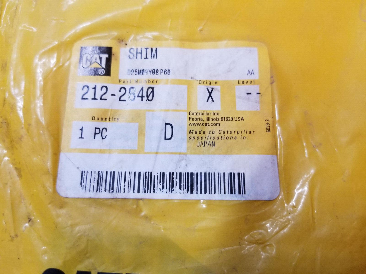 CATERPILLAR 212-2840 2mm Thick Plastic Shim 2122840