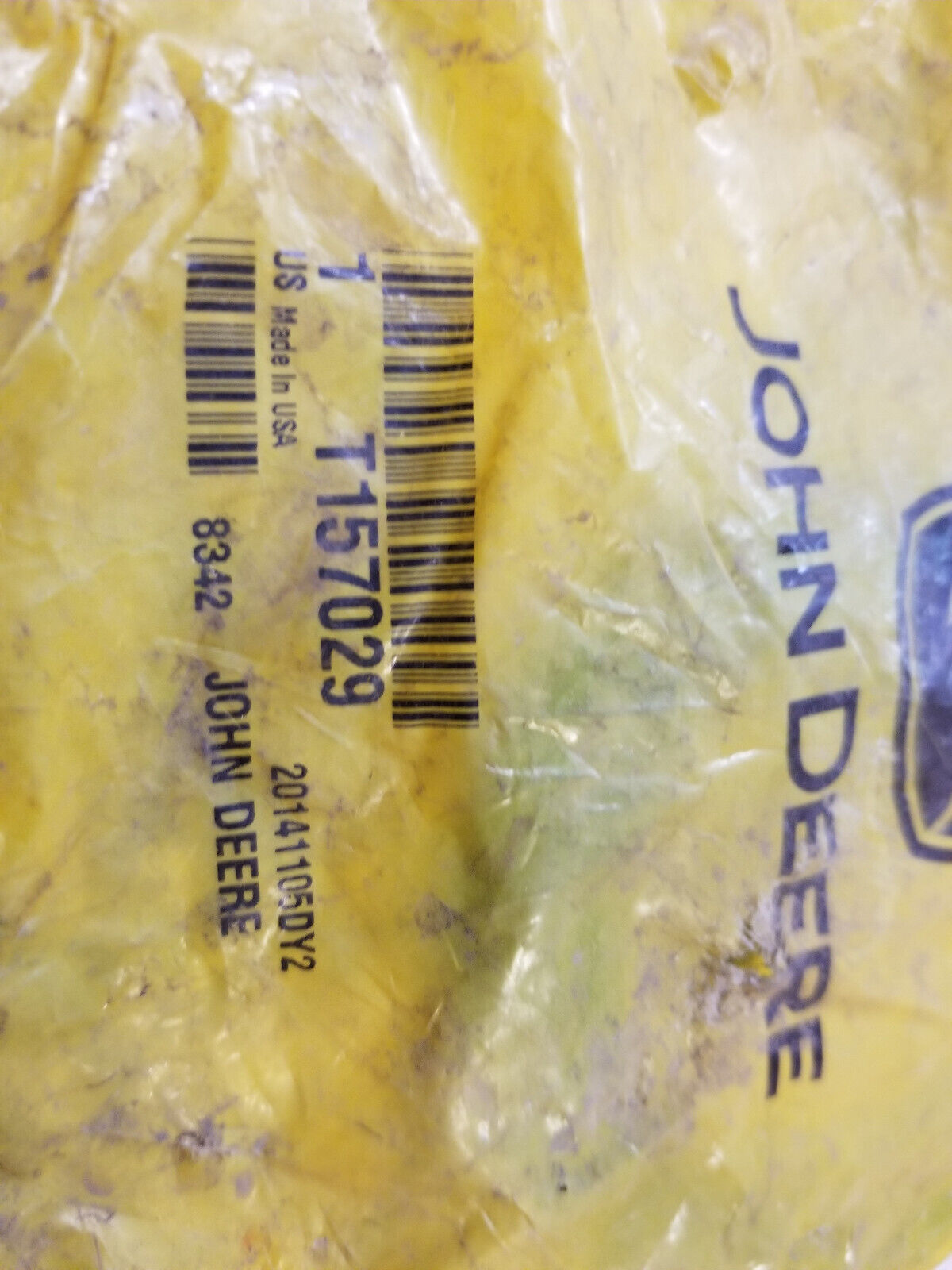 JOHN DEERE T157029 SEAL INTERNAL OIL SEAL