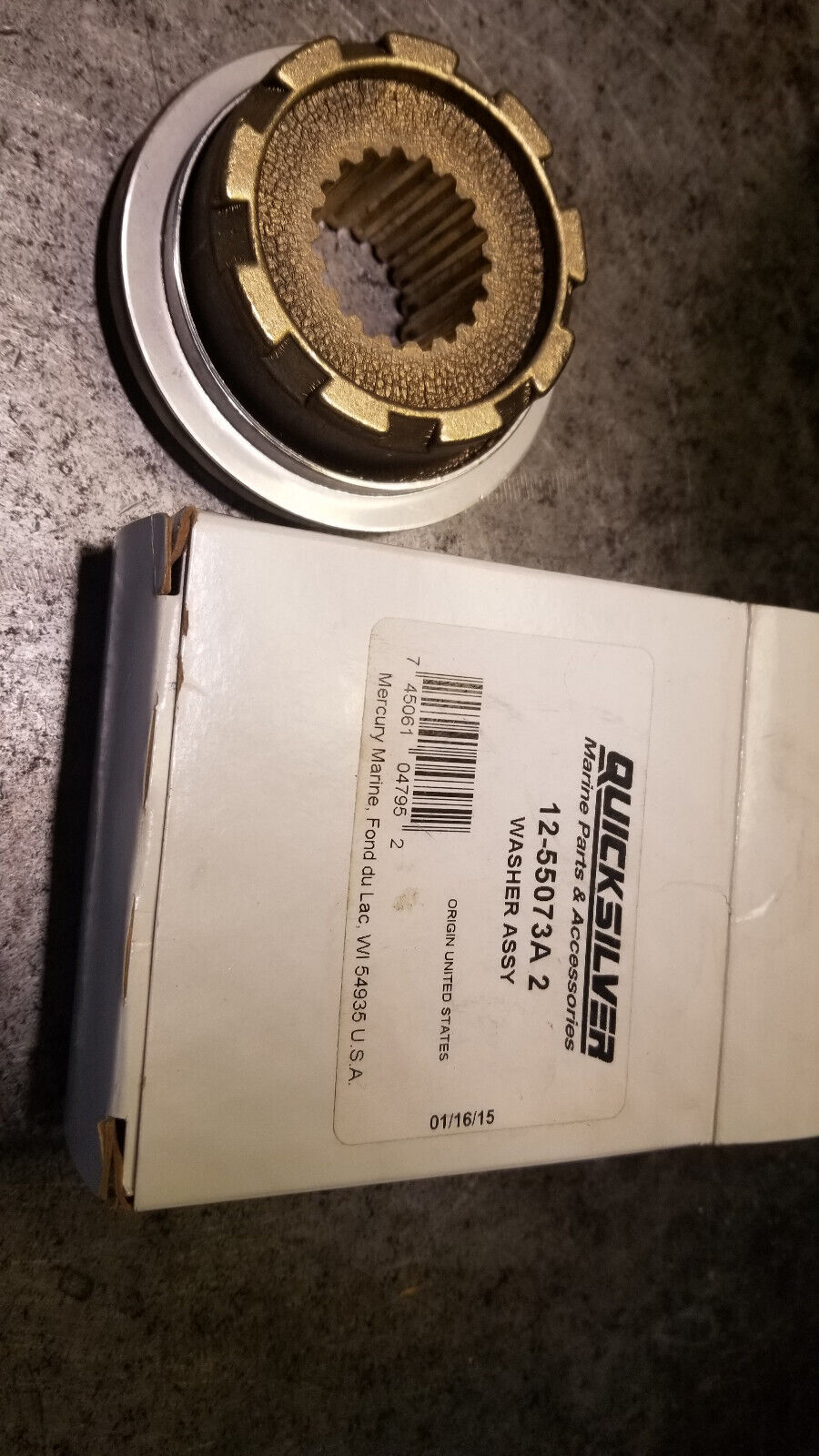 Mercury Mercruiser Quicksilver 12-55073A 2 Washer