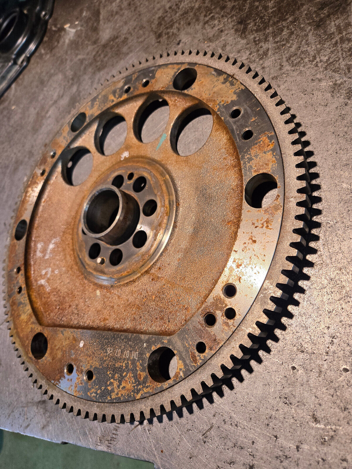 06-10 Duramax LBZ LMM FLYWHEEL Allison Flexplate Flywheel Ring Gear 97372295