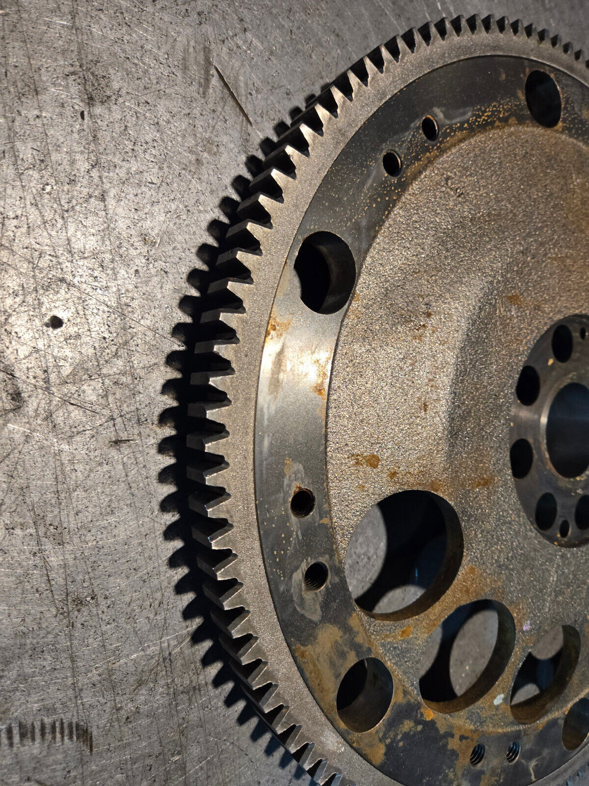 06-10 Duramax LBZ LMM FLYWHEEL Allison Flexplate Flywheel Ring Gear 97372295