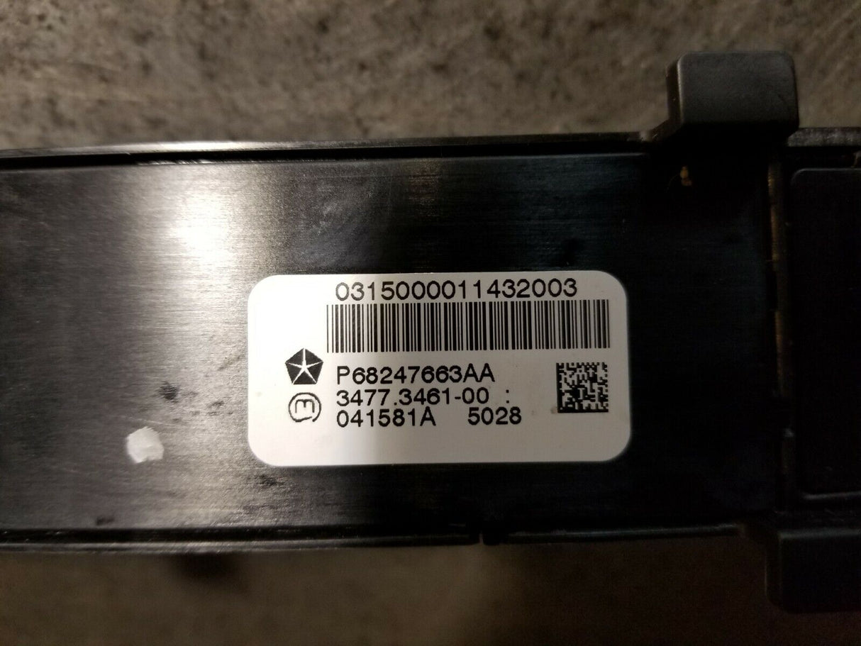 p68247663aa 68247663aa Dodge Ram Center Console Control Panel p68105206ab