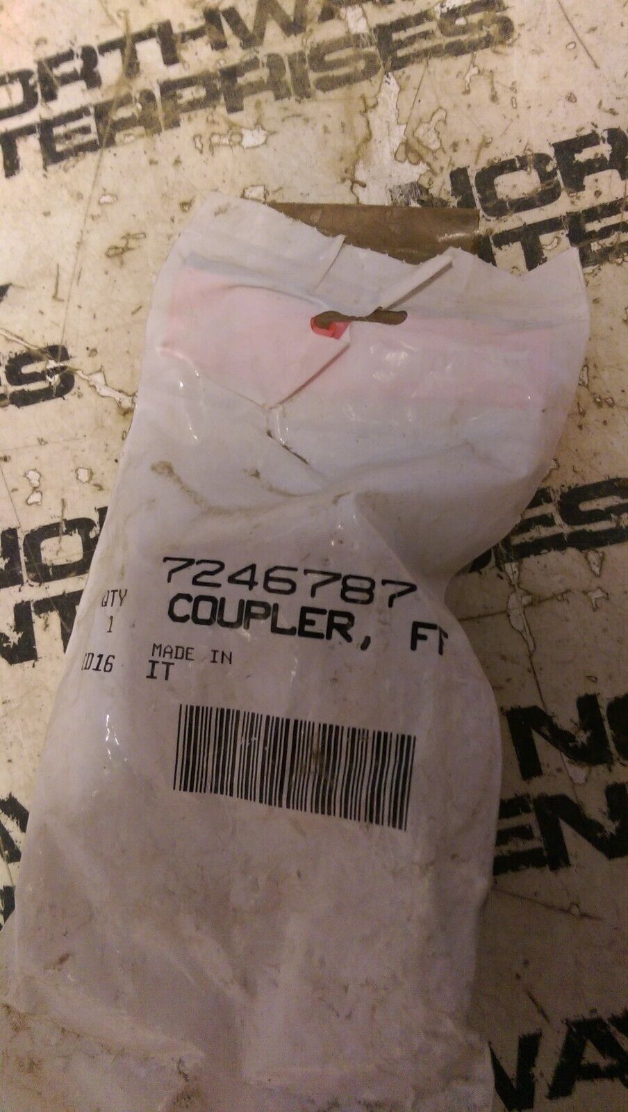 Bobcat 7246787 Replacement Hydraulic Male Flat Face Quick Coupler; #6 SAE (ORB)