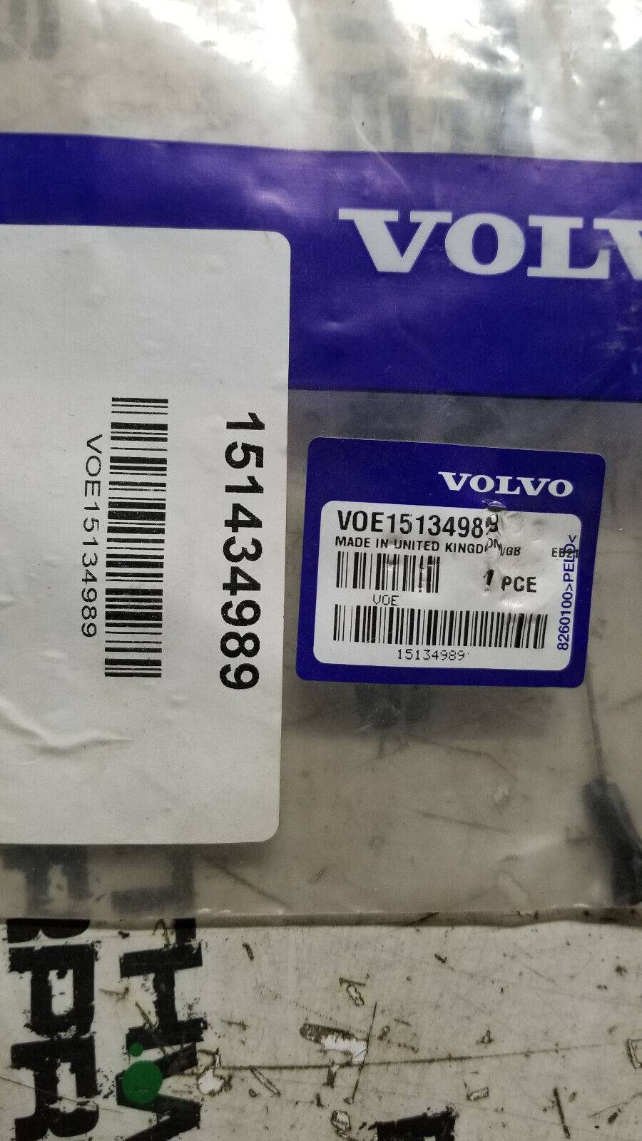 15134989 GENUINE VOLVO CONTROL WIRE CABLE VOE15134989 VOLVO A40 A35 A25