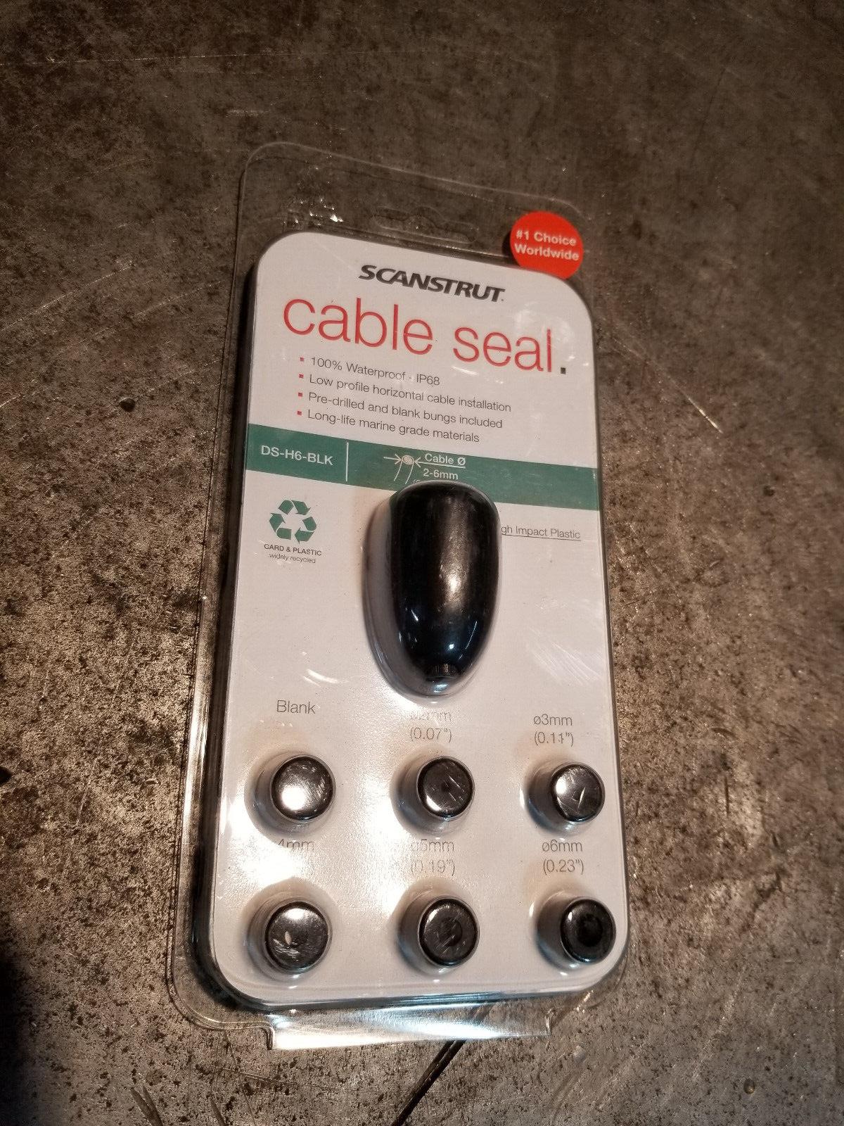 Scanstrut DS-H6-BLK DS-H6-BLK Horizontal Cable Seal - Black