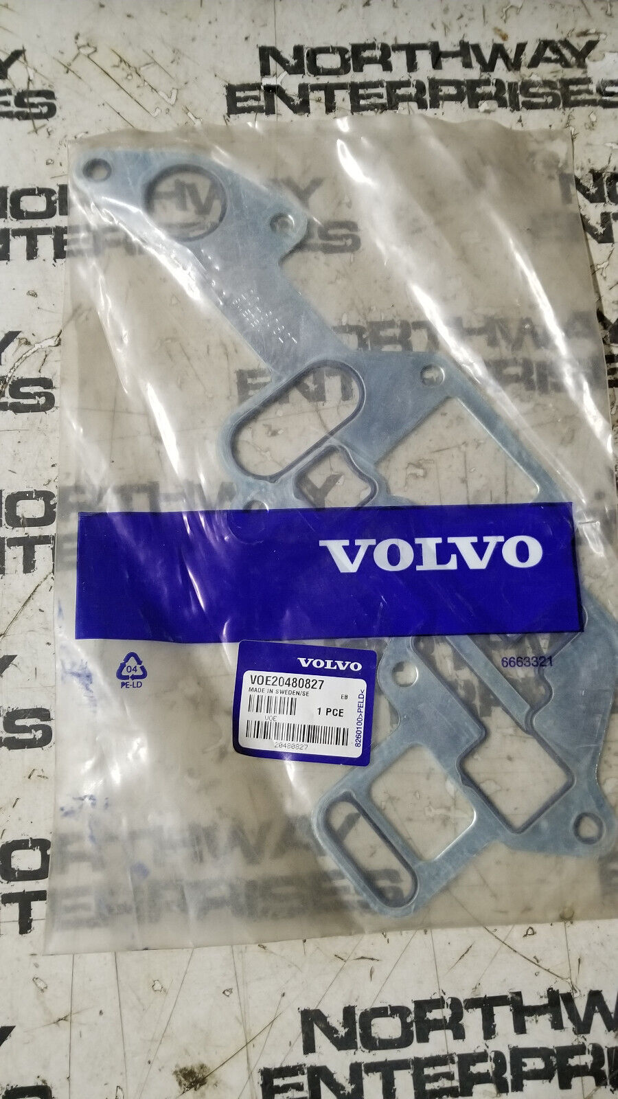 Volvo 20480827 Gasket Fits Volvo DA25D DA30D G900 L150E VOE20480827