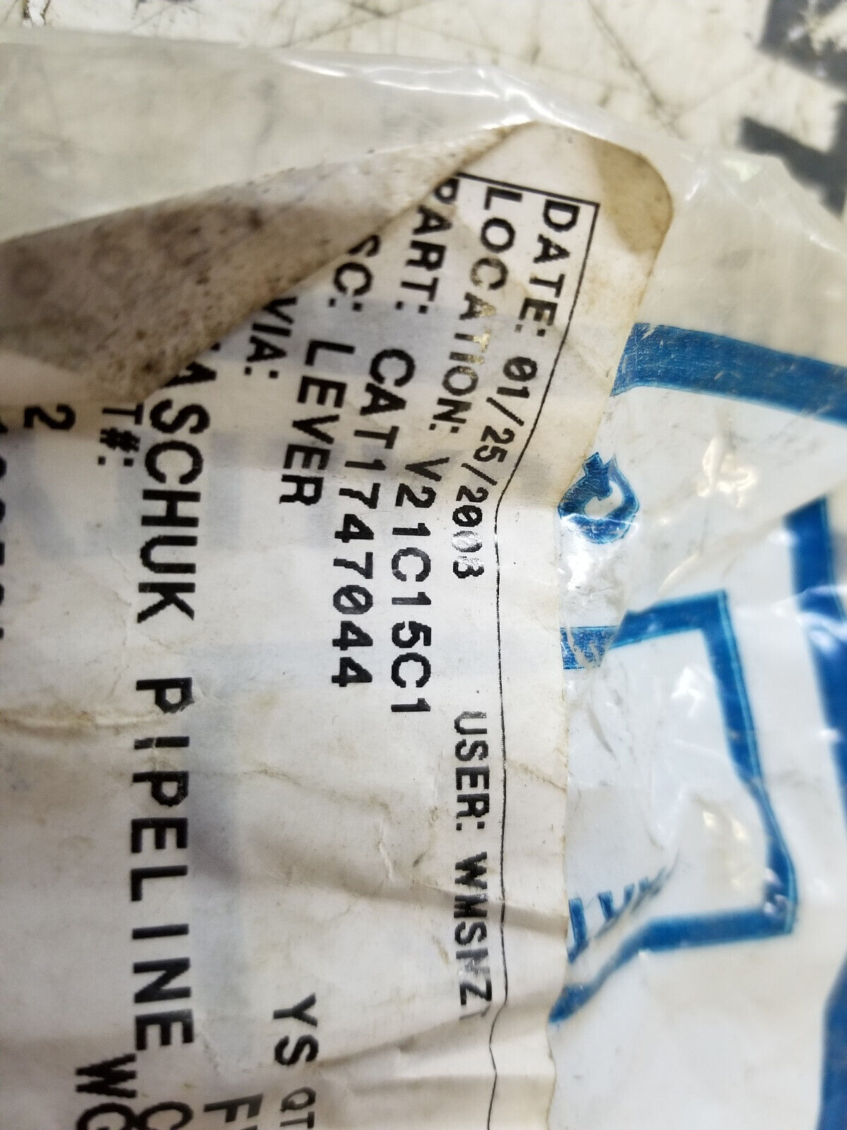 174-7044 CATERPILLAR LEVER 1747044