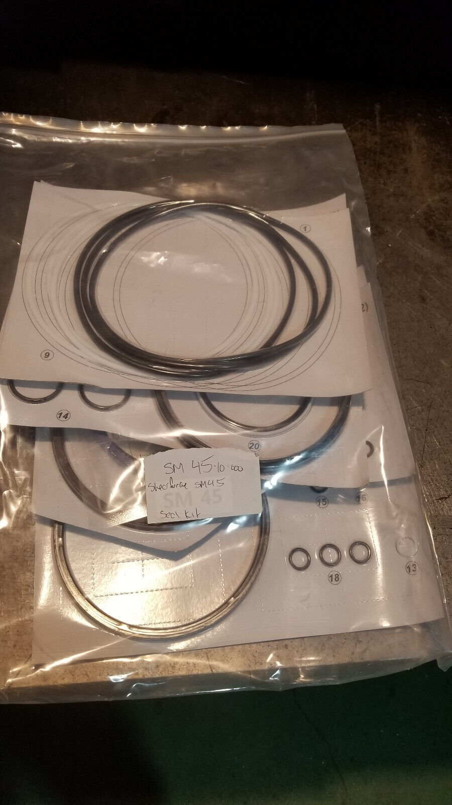 SHEARFORCE SM45 SEAL KIT SM45-10-000