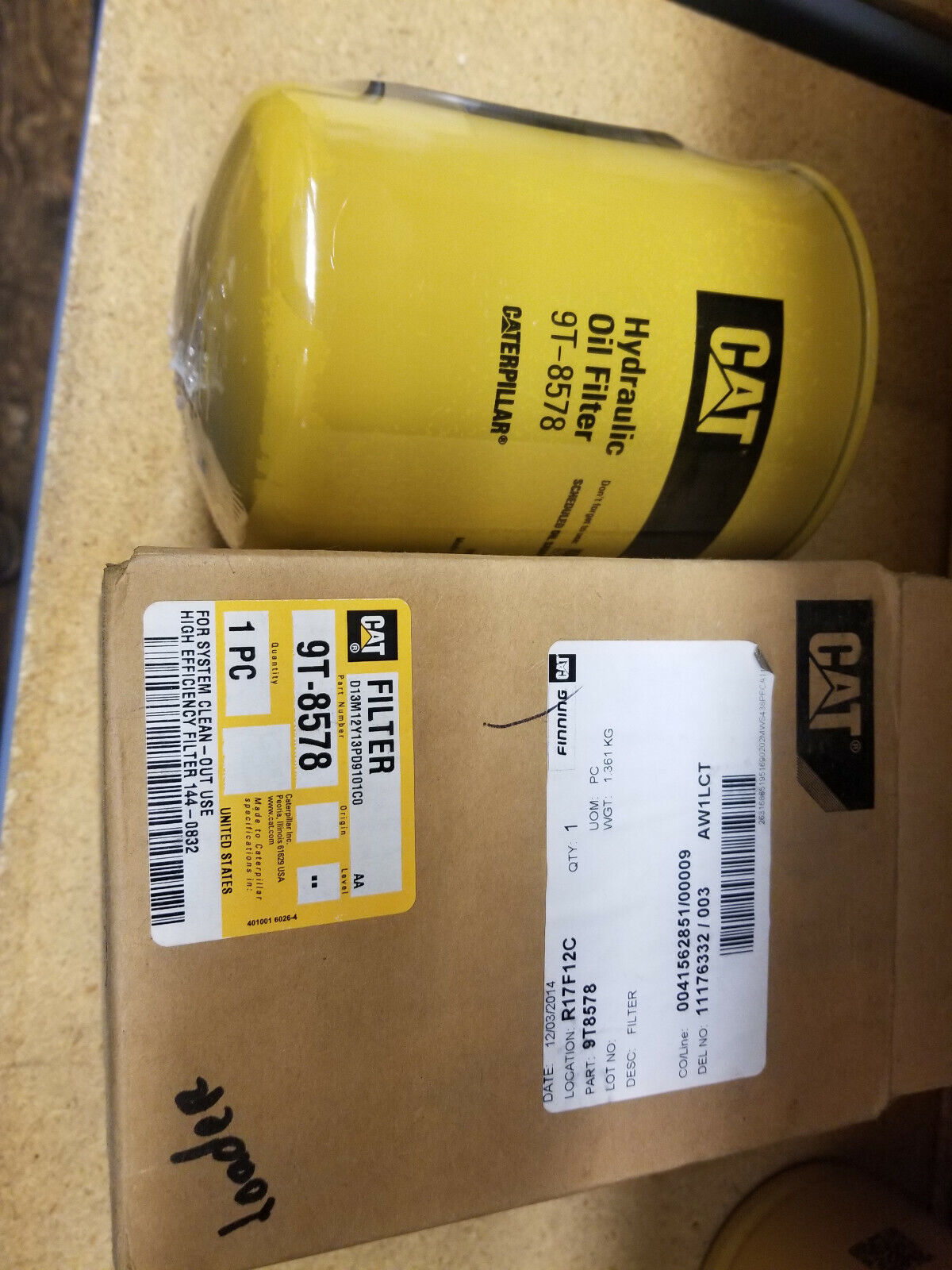 CAT 9T-8578 FILTER Caterpillar 9T8578