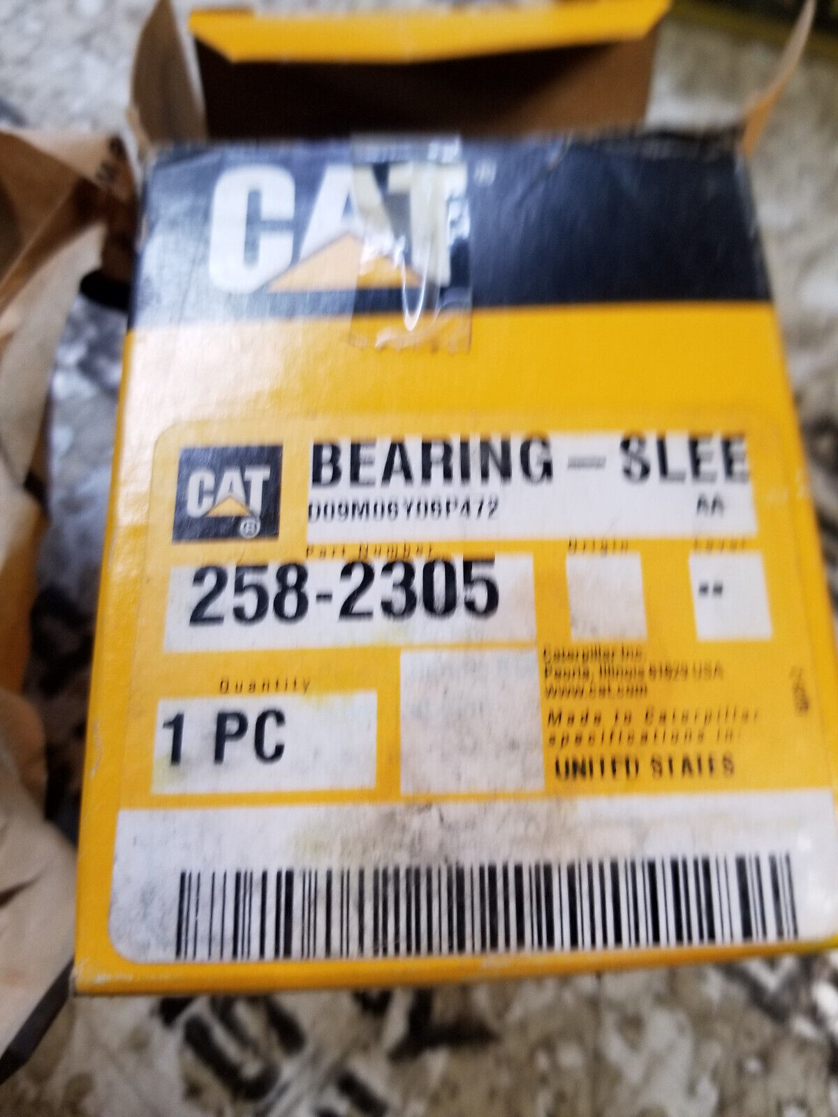 258-2305 CATERPILLAR BEARING BUSHING 2582305 63.067mm Outside Diameter Sleeve