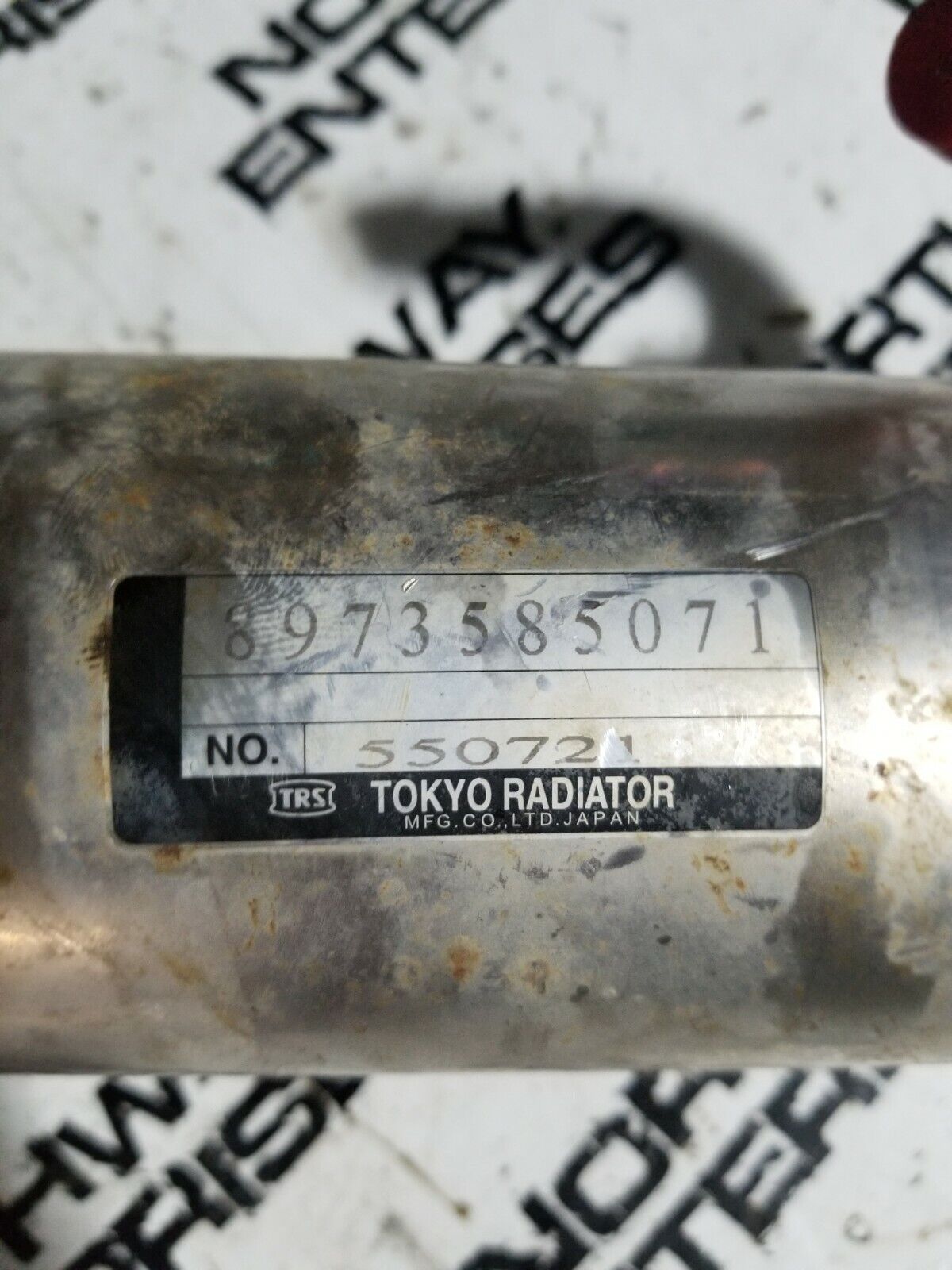 07 2007 LBZ DURAMAX DIESEL EGR COOLER 973585071 8973585071 bare