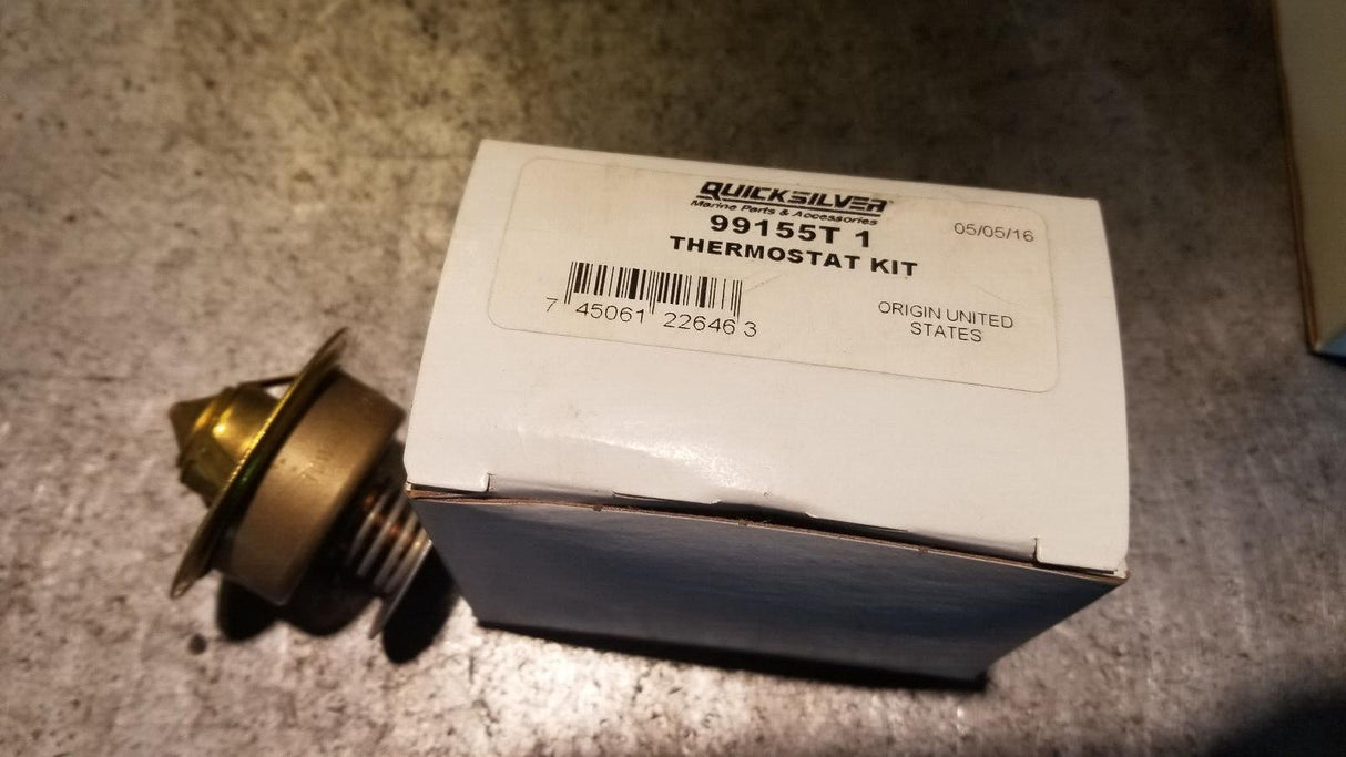 Mercury Mercruiser Quicksilver 99155T1 Thermostat Kit