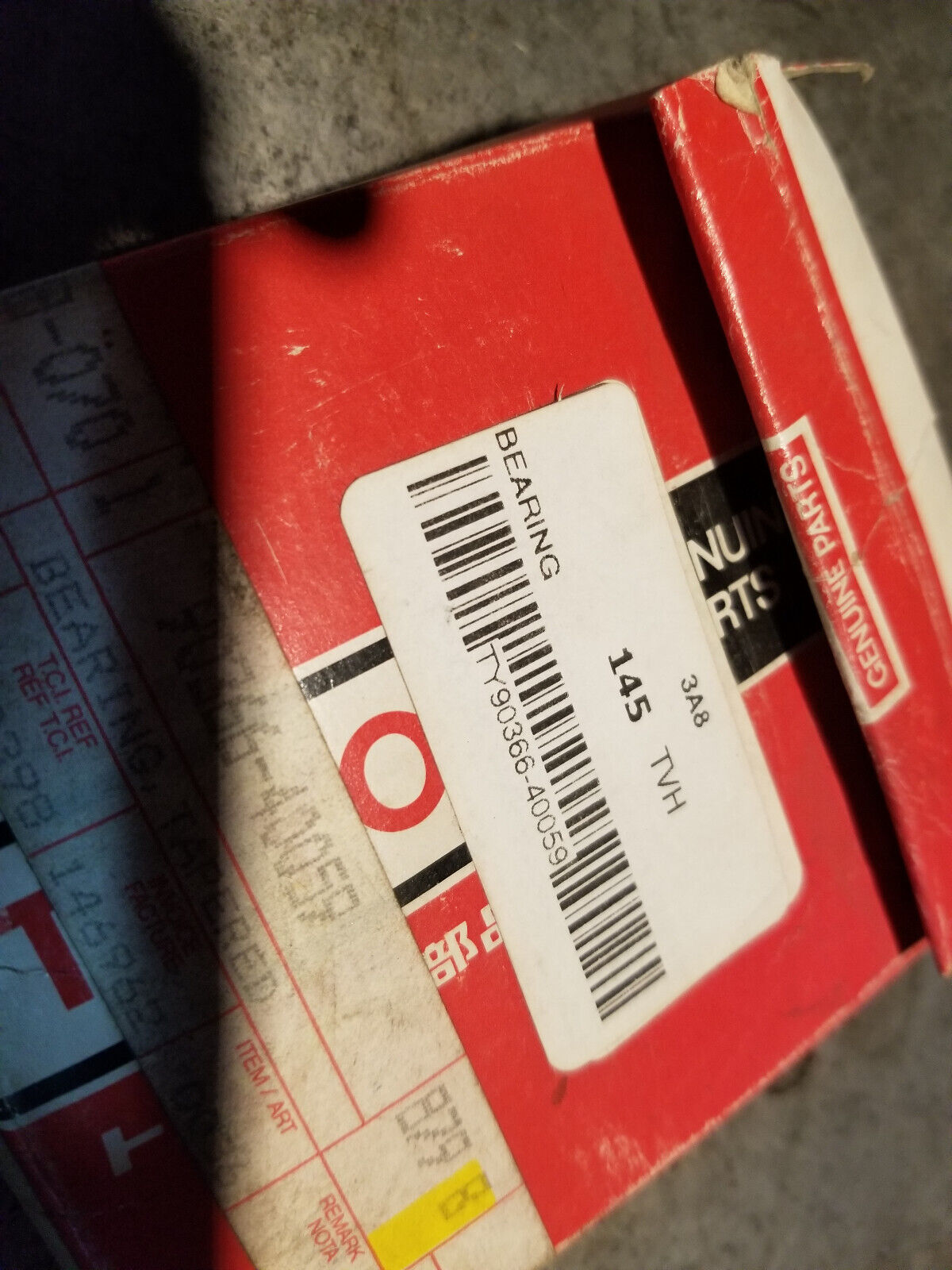 90366-40059 Genuine Toyota Bearing, Tapered Roller TY90366-40059