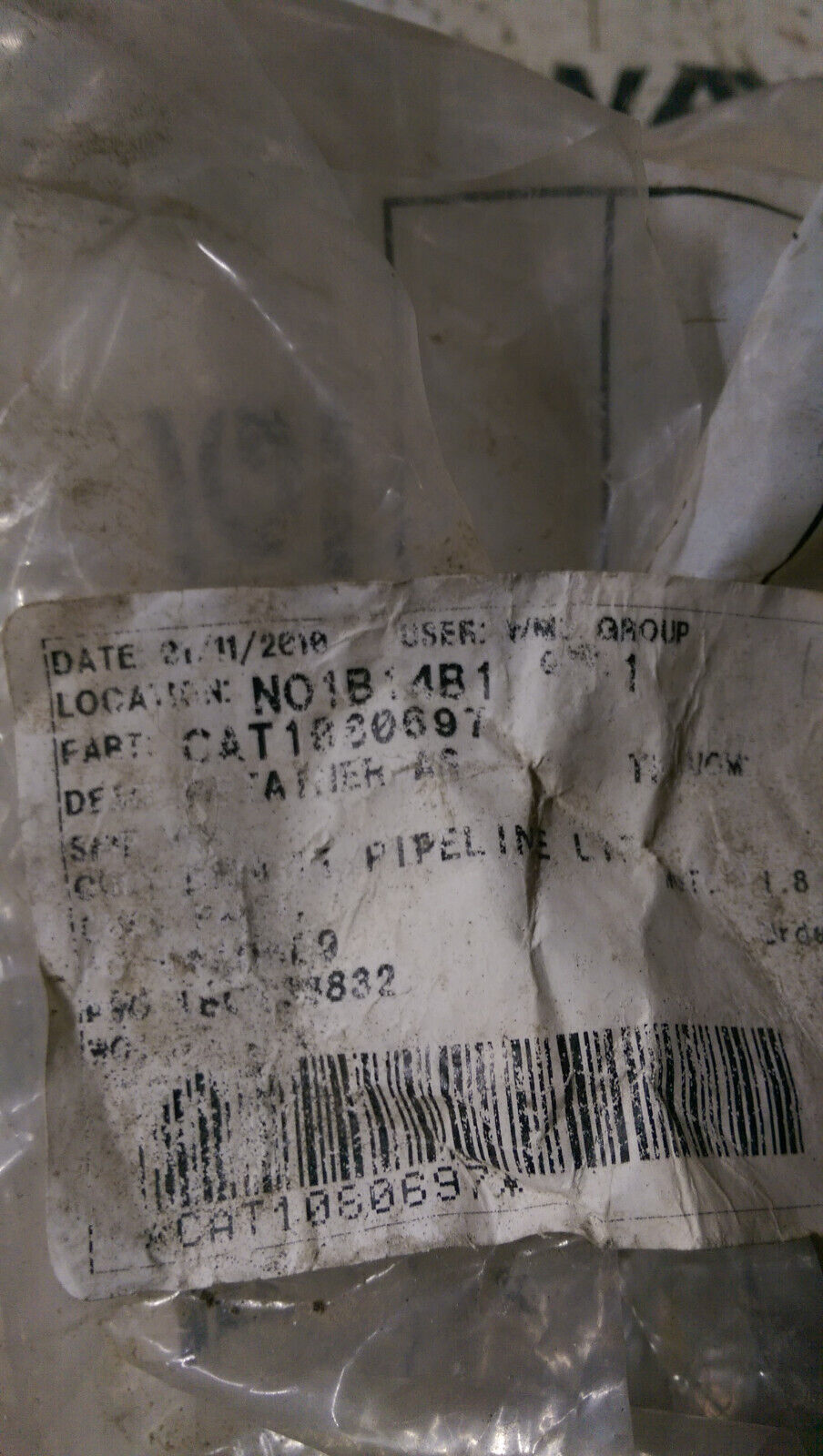 108-0697 CATERPILLAR RETAINER 1080697