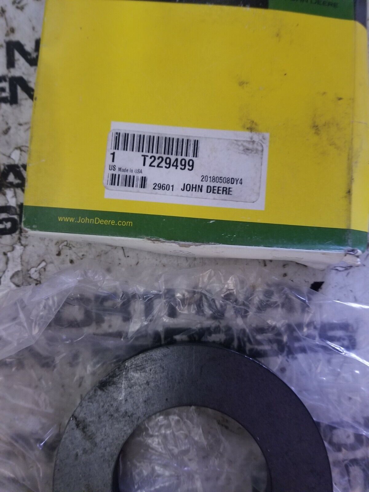 T229499 JOHN DEERE THRUST WASHER