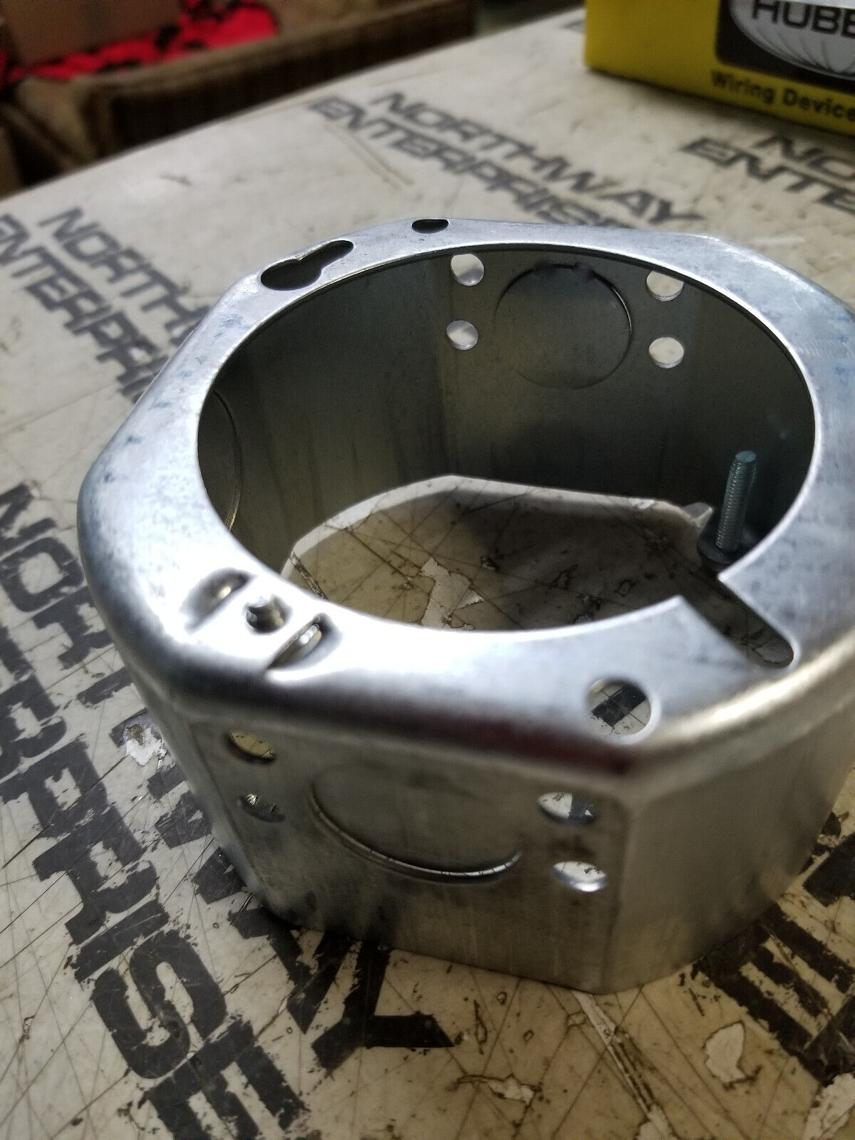 LOT OF 5PC - CI55171-K Iberville Octagonal EXT Ring 1-Outlet, Octagonal Hollow