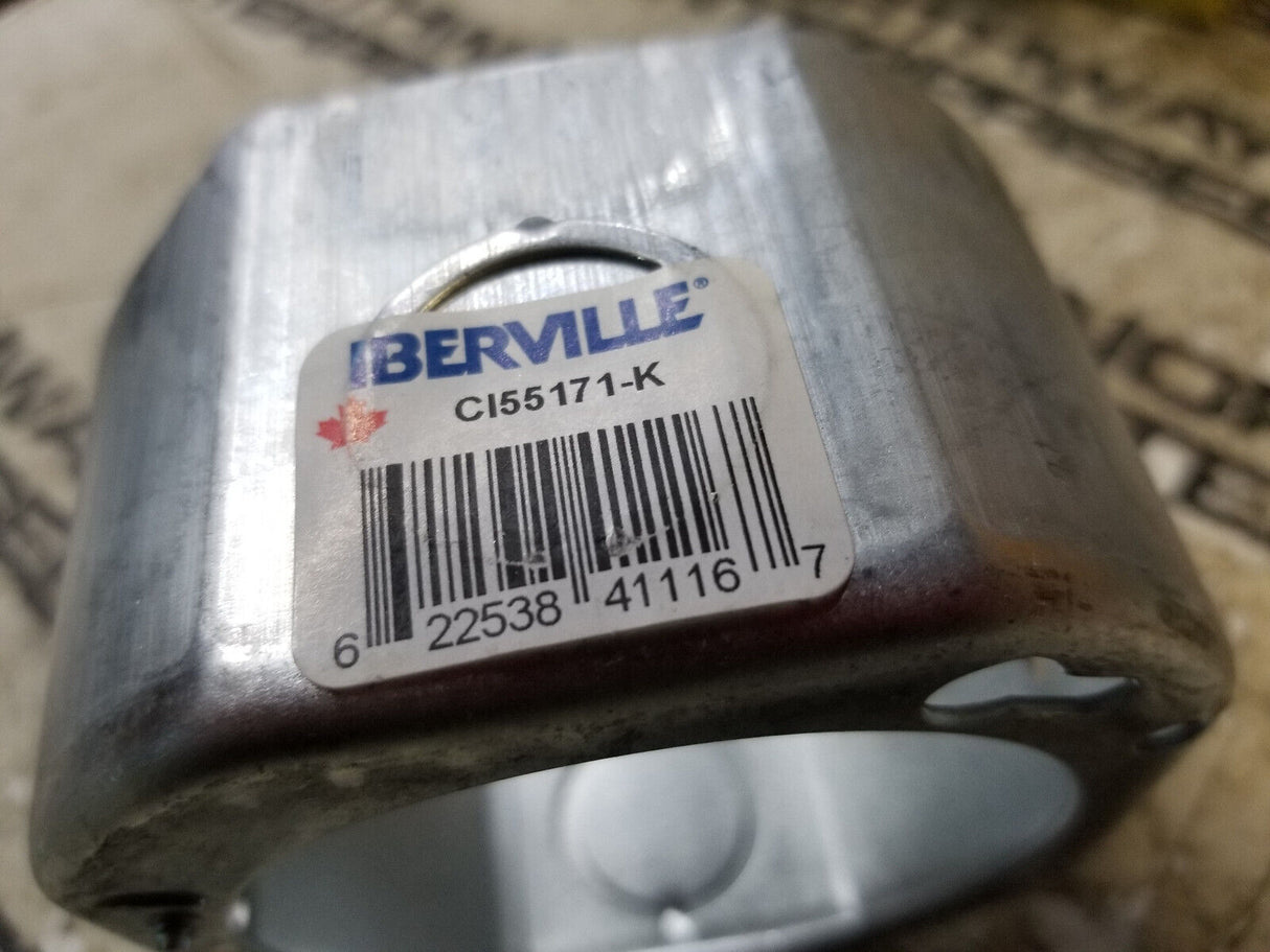 LOT OF 5PC - CI55171-K Iberville Octagonal EXT Ring 1-Outlet, Octagonal Hollow