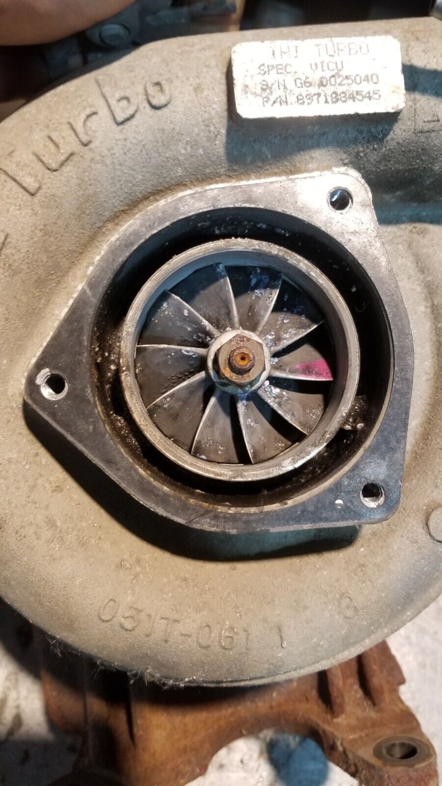 2000-2004 GMC Chevy Duramax LB7 6.6L IHI RHG6 Turbo Turbocharger 8971884545