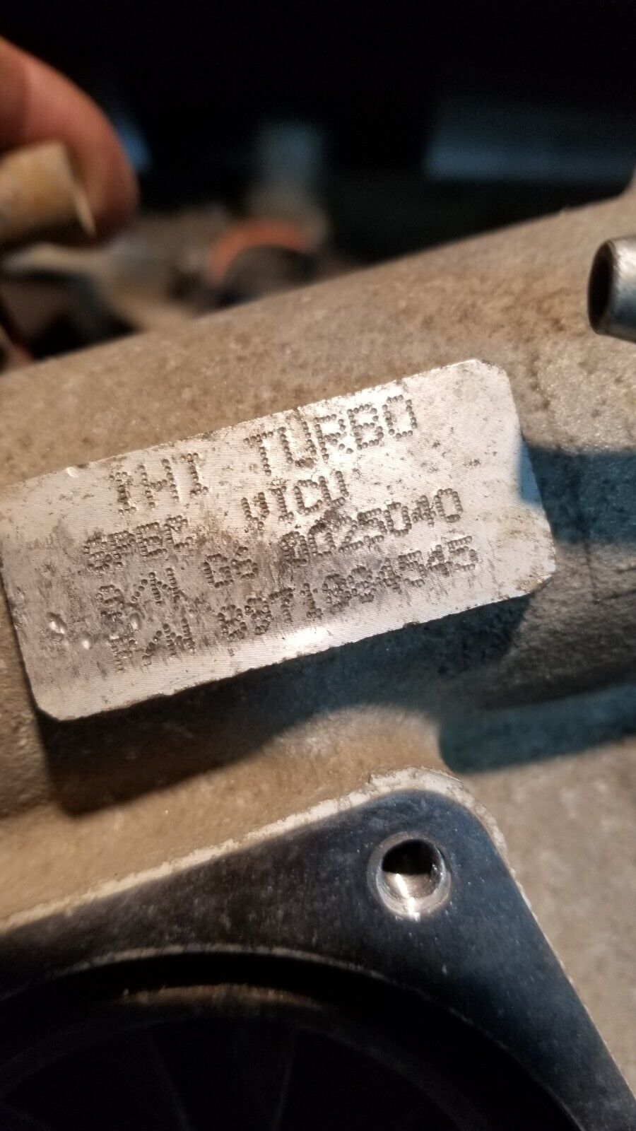 2000-2004 GMC Chevy Duramax LB7 6.6L IHI RHG6 Turbo Turbocharger 8971884545