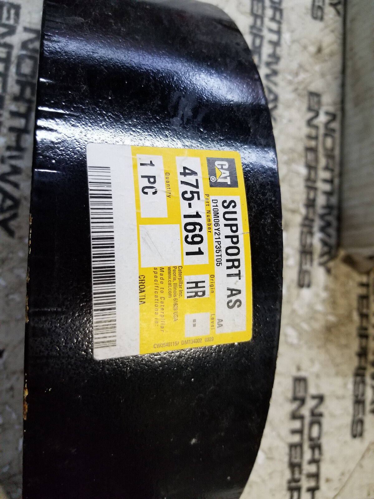 475-1691 CAT SUPPORT BRACKET 4751691