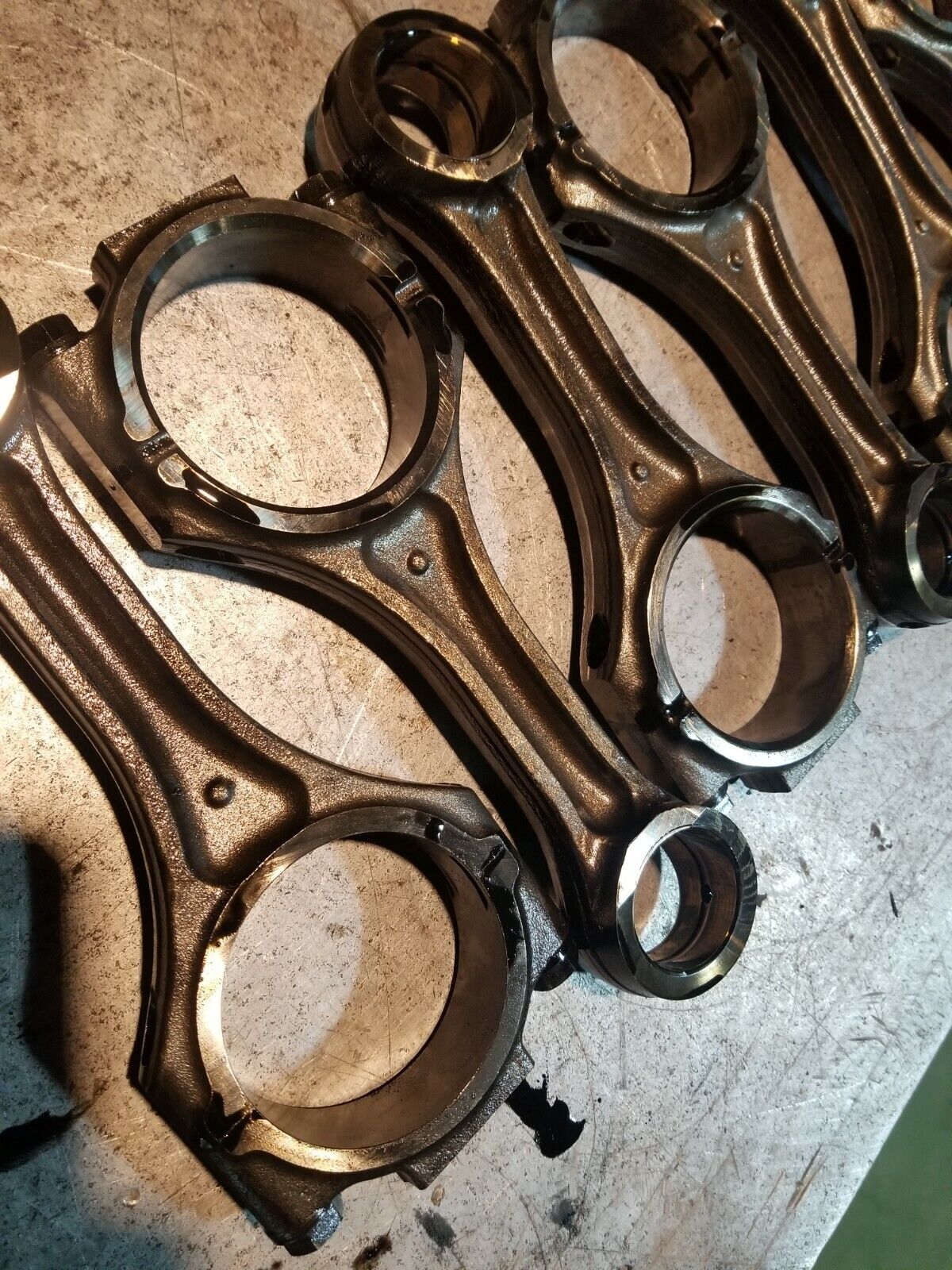 07-10 2007-2010 DURAMAX 6.6 6.6L LBZ LMM ENGINE CONNECTING ROD SET 97352631