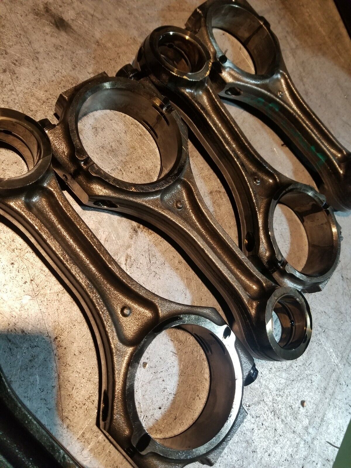 07-10 2007-2010 DURAMAX 6.6 6.6L LBZ LMM ENGINE CONNECTING ROD SET 97352631