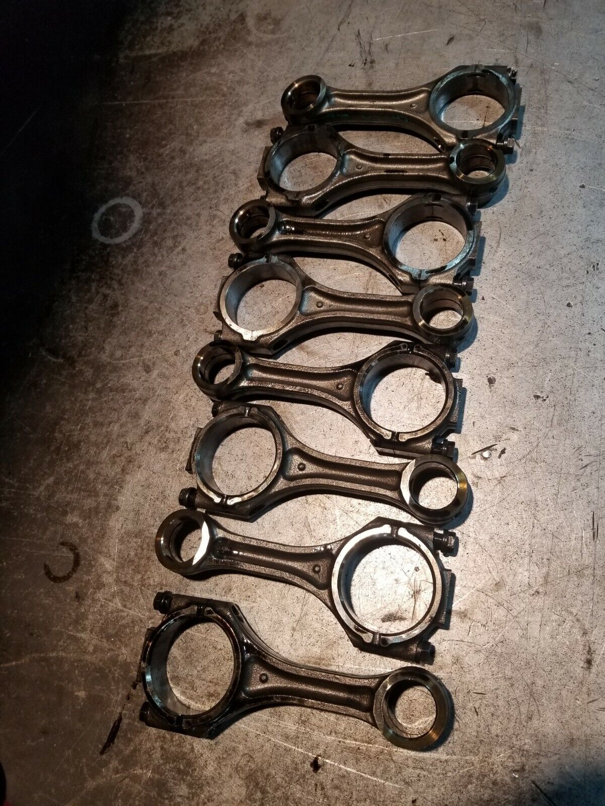 07-10 2007-2010 DURAMAX 6.6 6.6L LBZ LMM ENGINE CONNECTING ROD SET 97352631