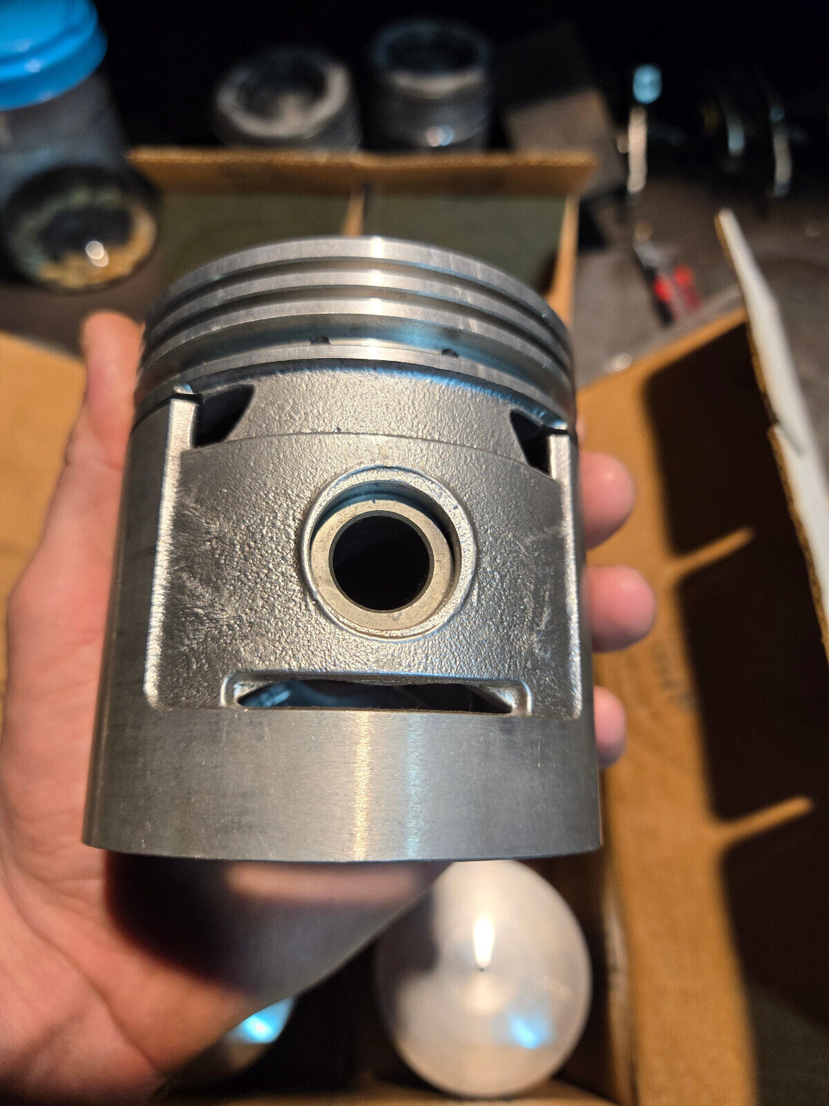 L1018-6.030 L1018 Egge Piston Set with Pins - L1018-6 .030
