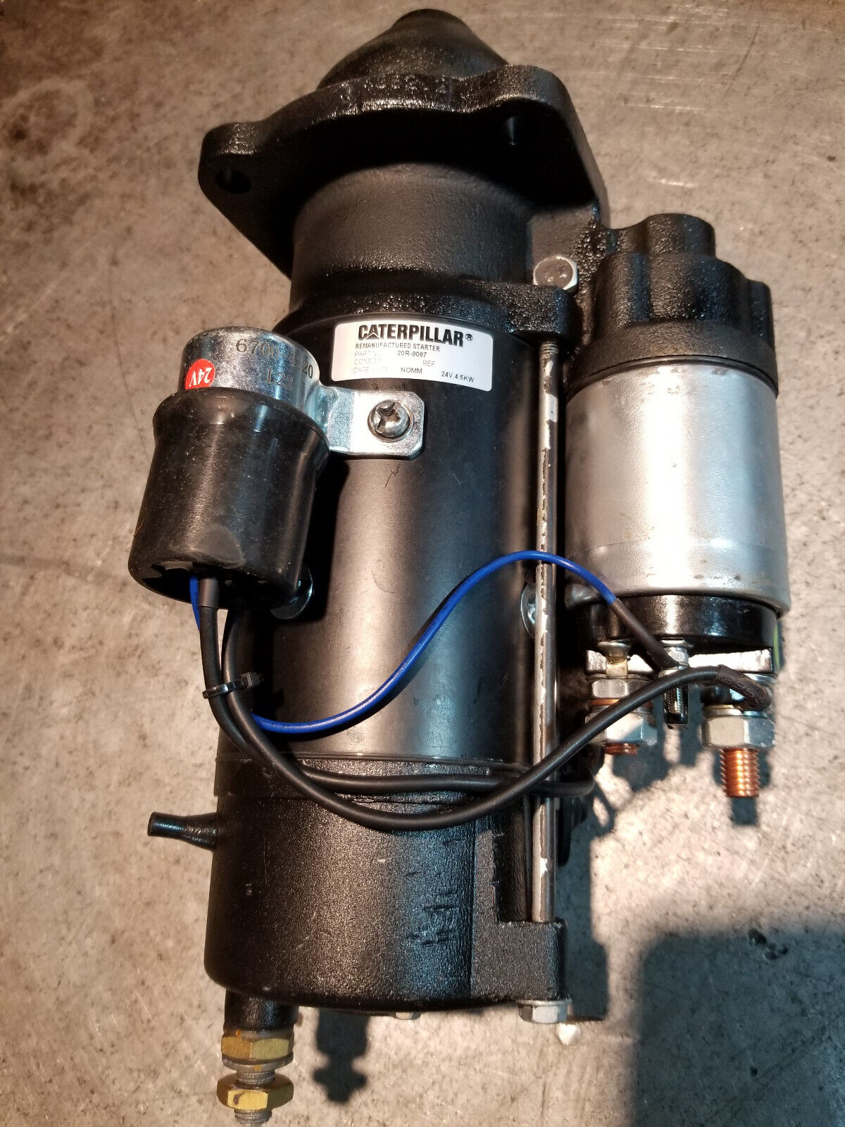 20R-9087 Cat C4.4 Reman 24 Volt Electric Starter Motor 20R-9087