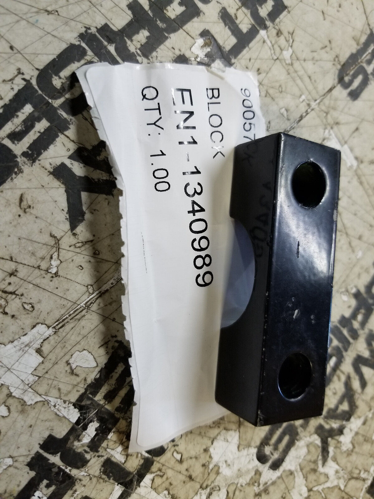 134-0989 78mm Overall Length Steel Block 1340989