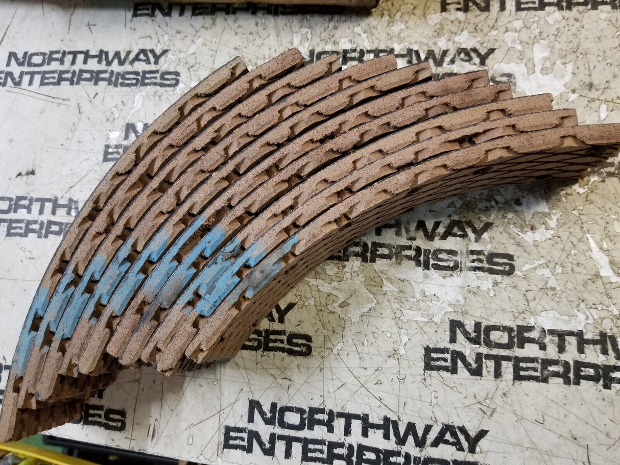 LOT OF 10PC CATERPILLAR BRAKE LINING 1P4804 1P-4804