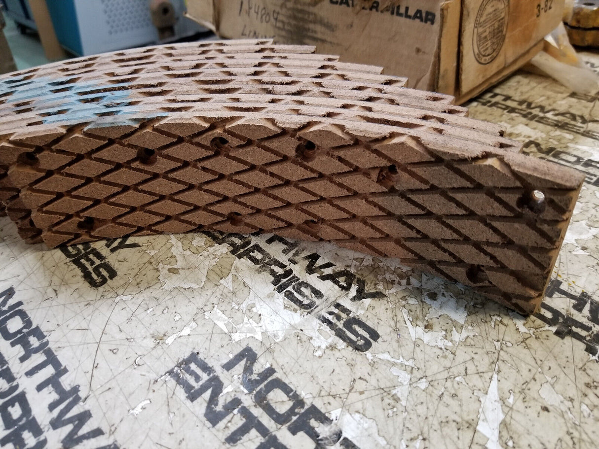 LOT OF 10PC CATERPILLAR BRAKE LINING 1P4804 1P-4804