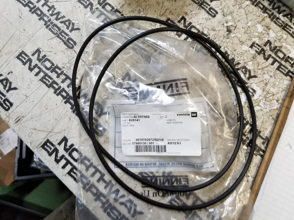 1 BAG OF 2 ORINGS - CAT 6V5141 6V-5141 221.62mm Inside Diameter Seal-O-Ring