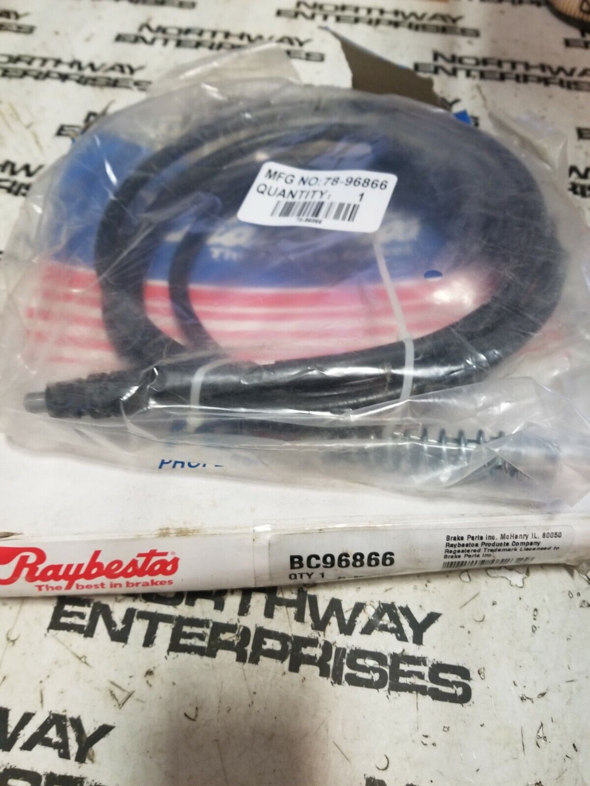 Rr Right Brake Cable Raybestos BC96866