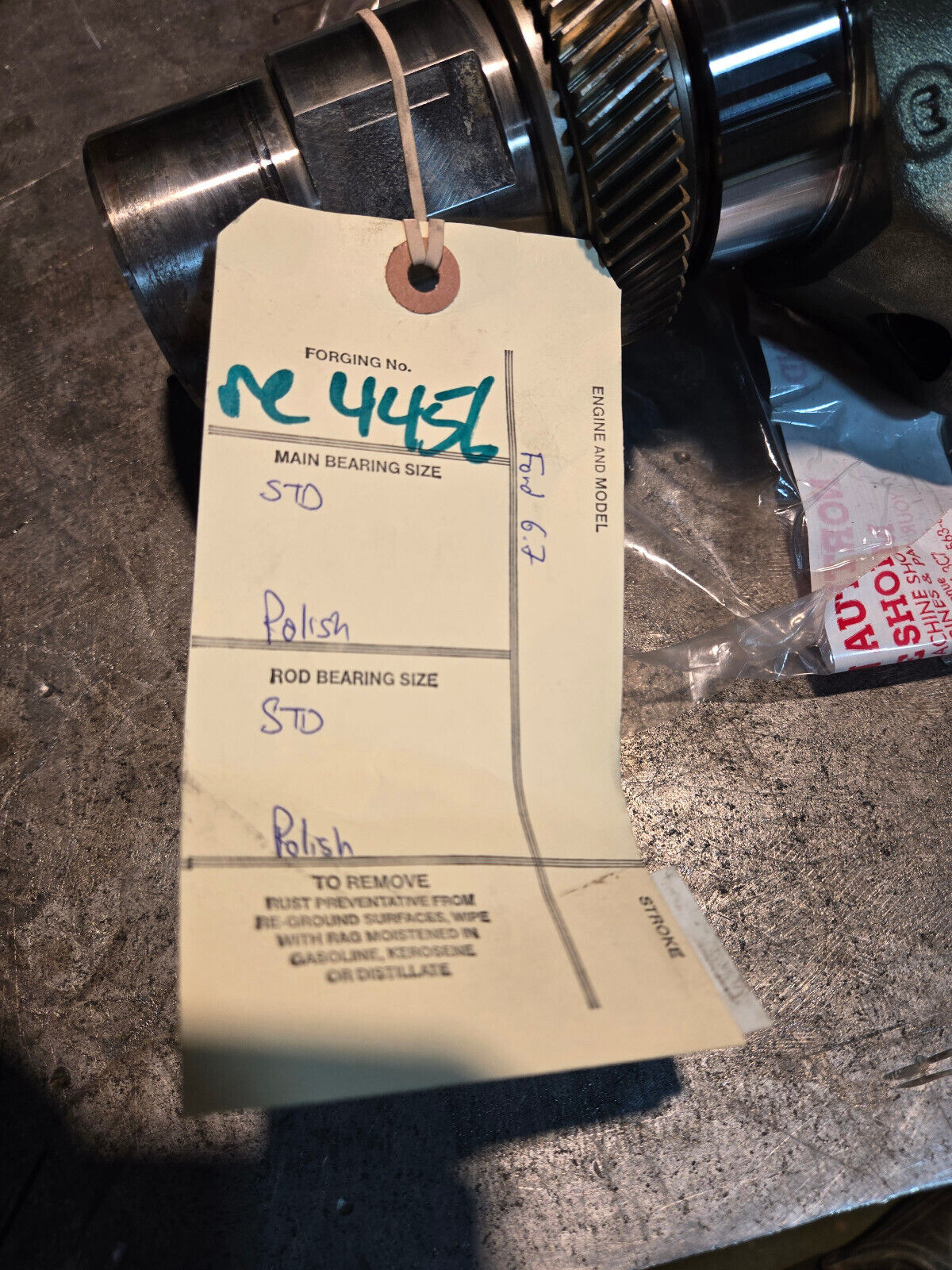 2011-2015 Ford 6.7 Powerstroke Diesel Crankshaft SONOFLUXED POLISHED STANDARD