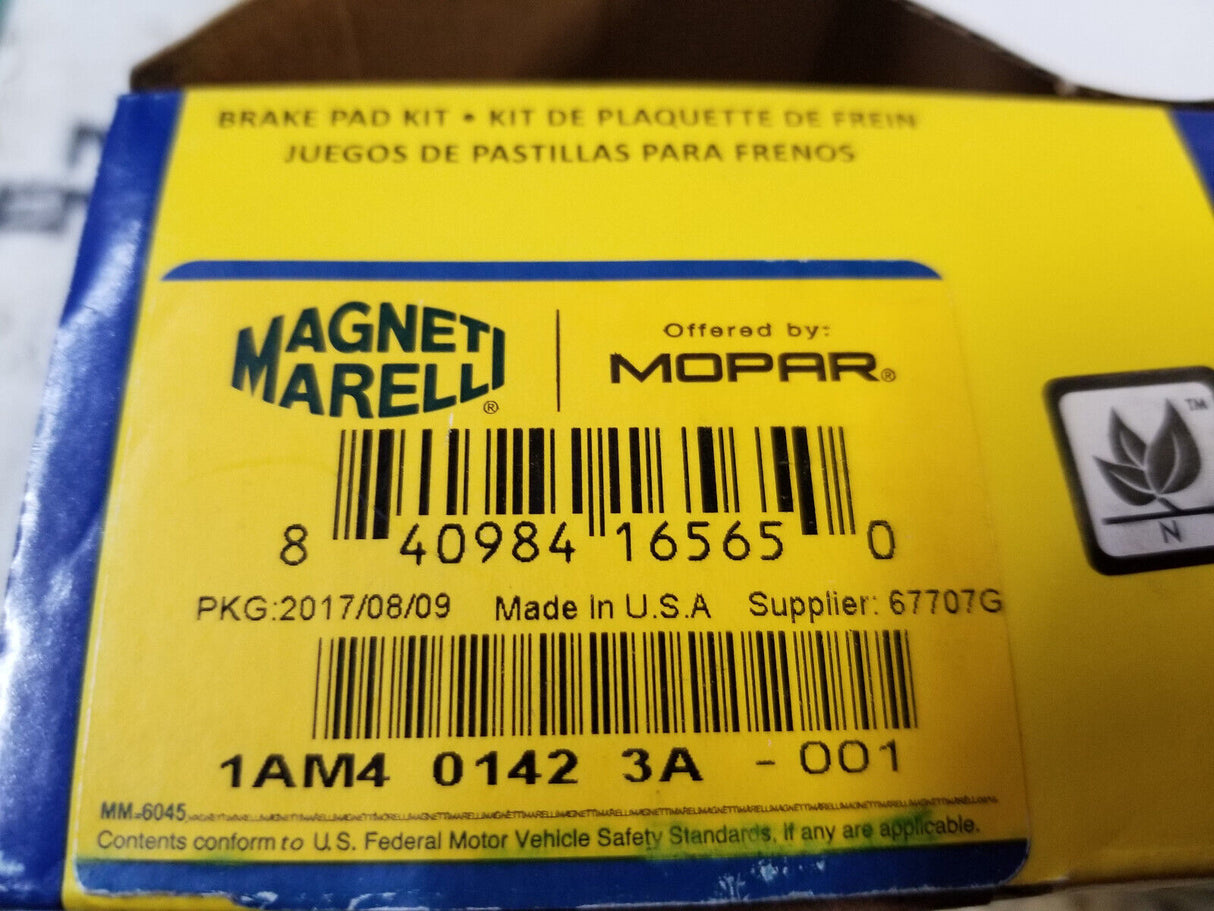 1AM401423A MOPAR DISC BRAKE PAD KIT