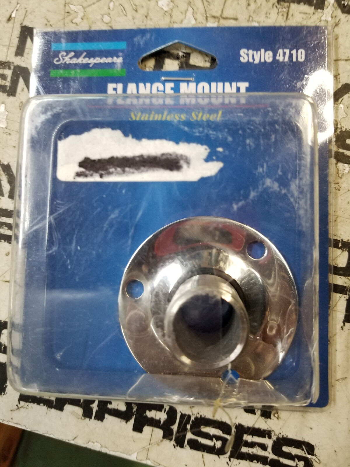 Shakespeare 4710 SS Flange Mount 1-1/2" High 1"-14 Thread