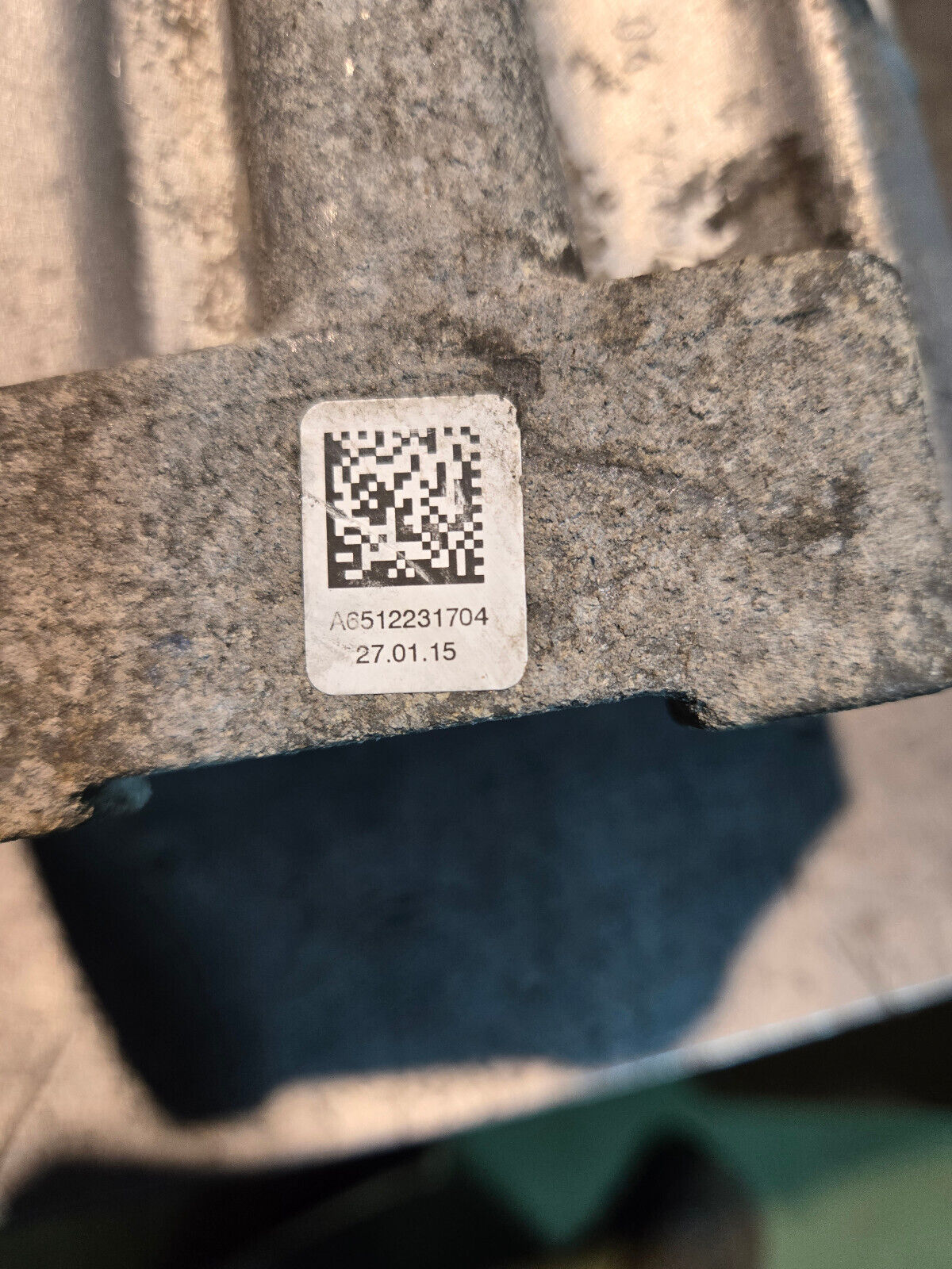 2014-2018 MERCEDES SPRINTER 2500 DIESEL LEFT ENGINE MOUNT BRACKET A6512231704