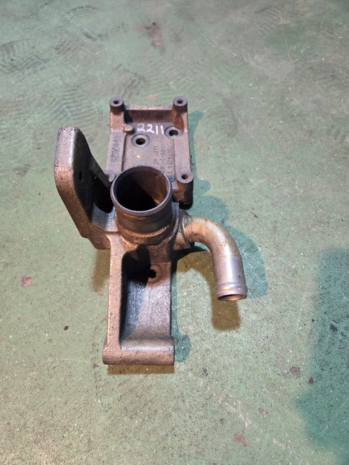 03-07 Dodge Ram Cummins 5.9L Engine 3974354 Ac compressor bracket 3974355