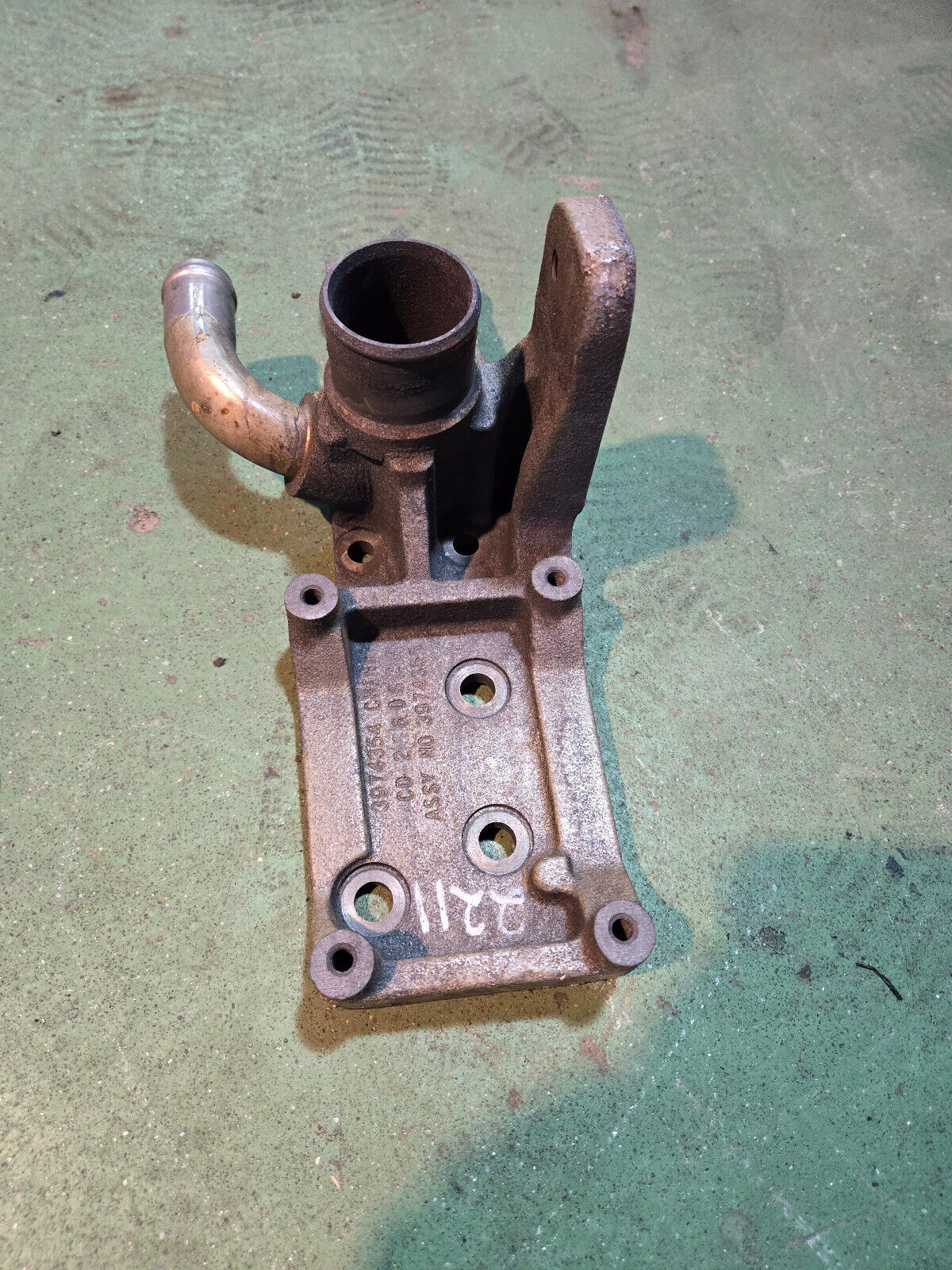 03-07 Dodge Ram Cummins 5.9L Engine 3974354 Ac compressor bracket 3974355