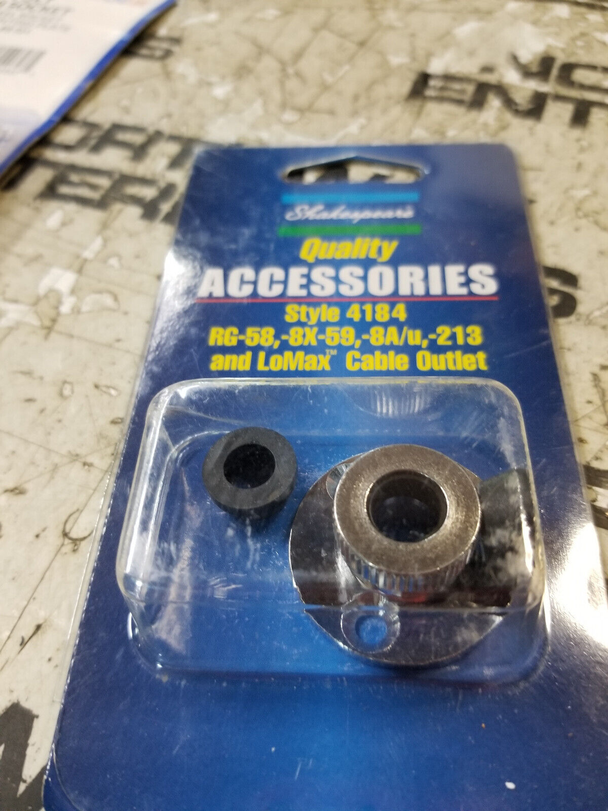 Shakespeare 4184 Antenna Cable Outlet for RG-8/AU, 8X, 58, 59, 213, Lo-Max