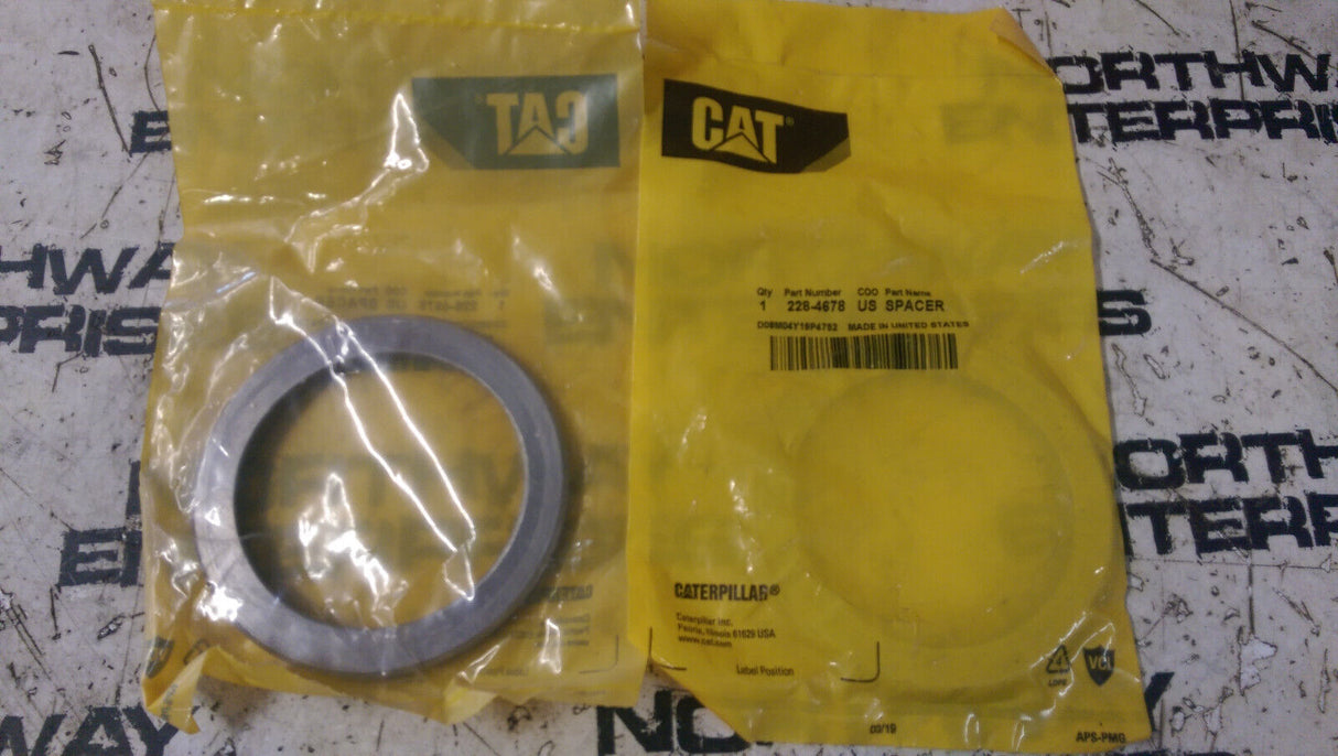 2284678 CATERPILLAR SPACER 228-4678 LOT OF 2 PIECES