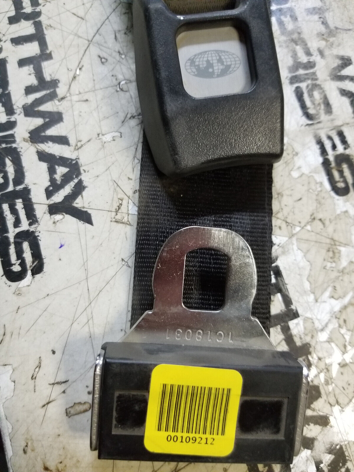 00109212 bluebird lap belt seatbelt 109212