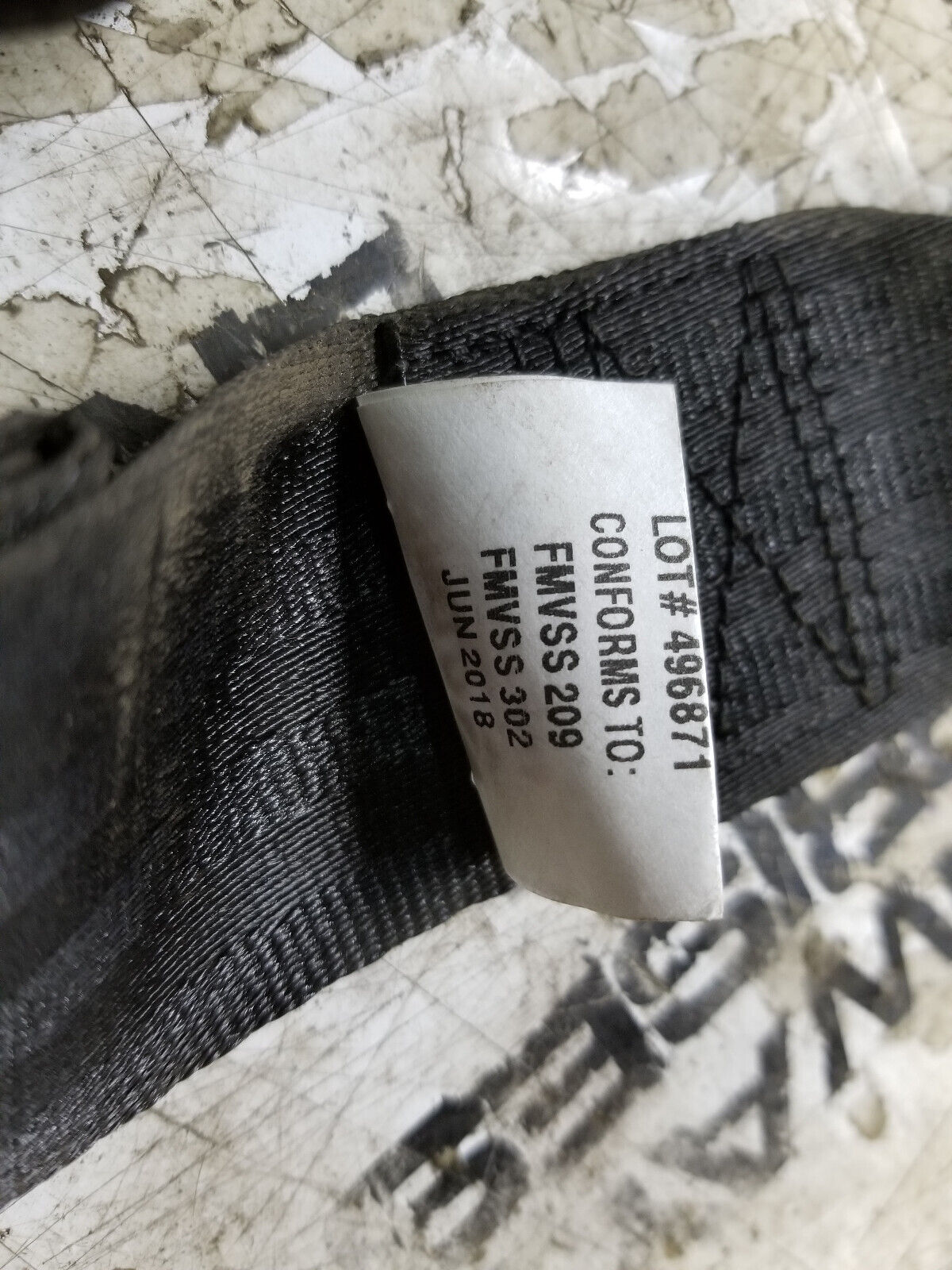 00109212 bluebird lap belt seatbelt 109212