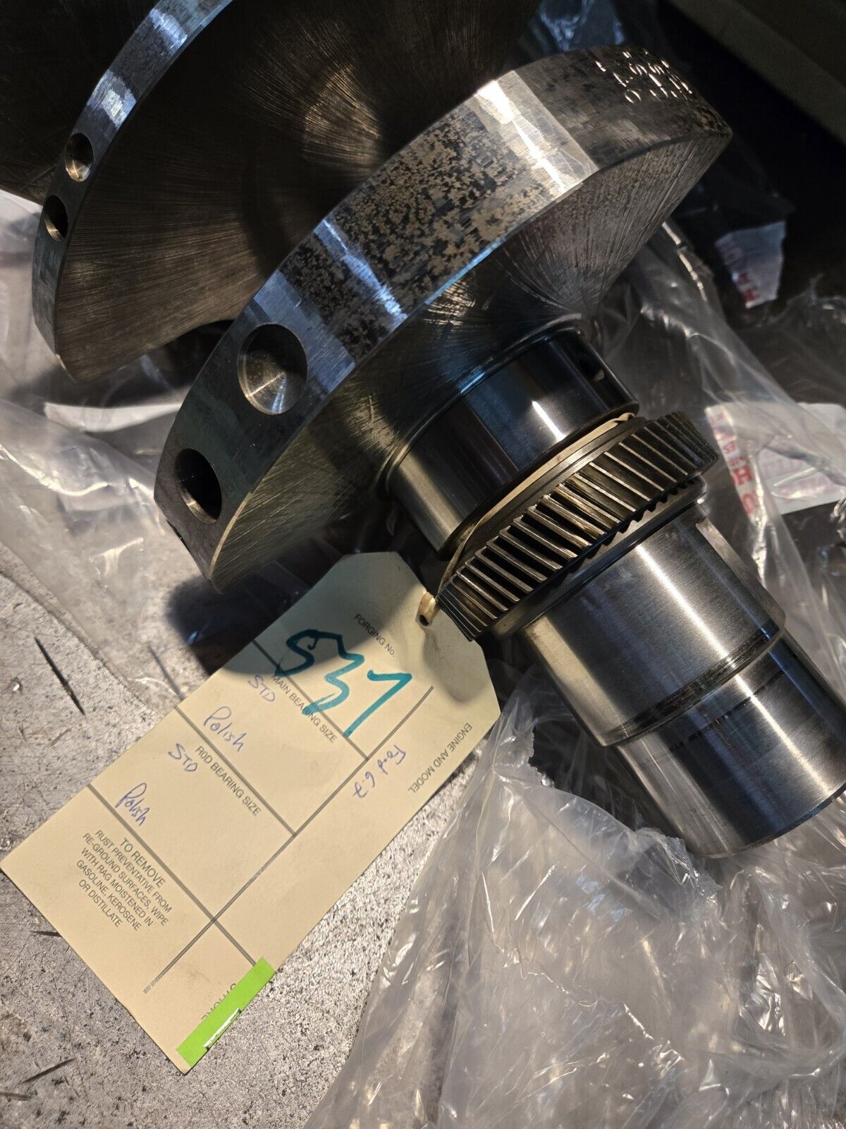 2011-2015 Ford 6.7 Powerstroke Diesel Crankshaft SONOFLUXED POLISHED STANDARD